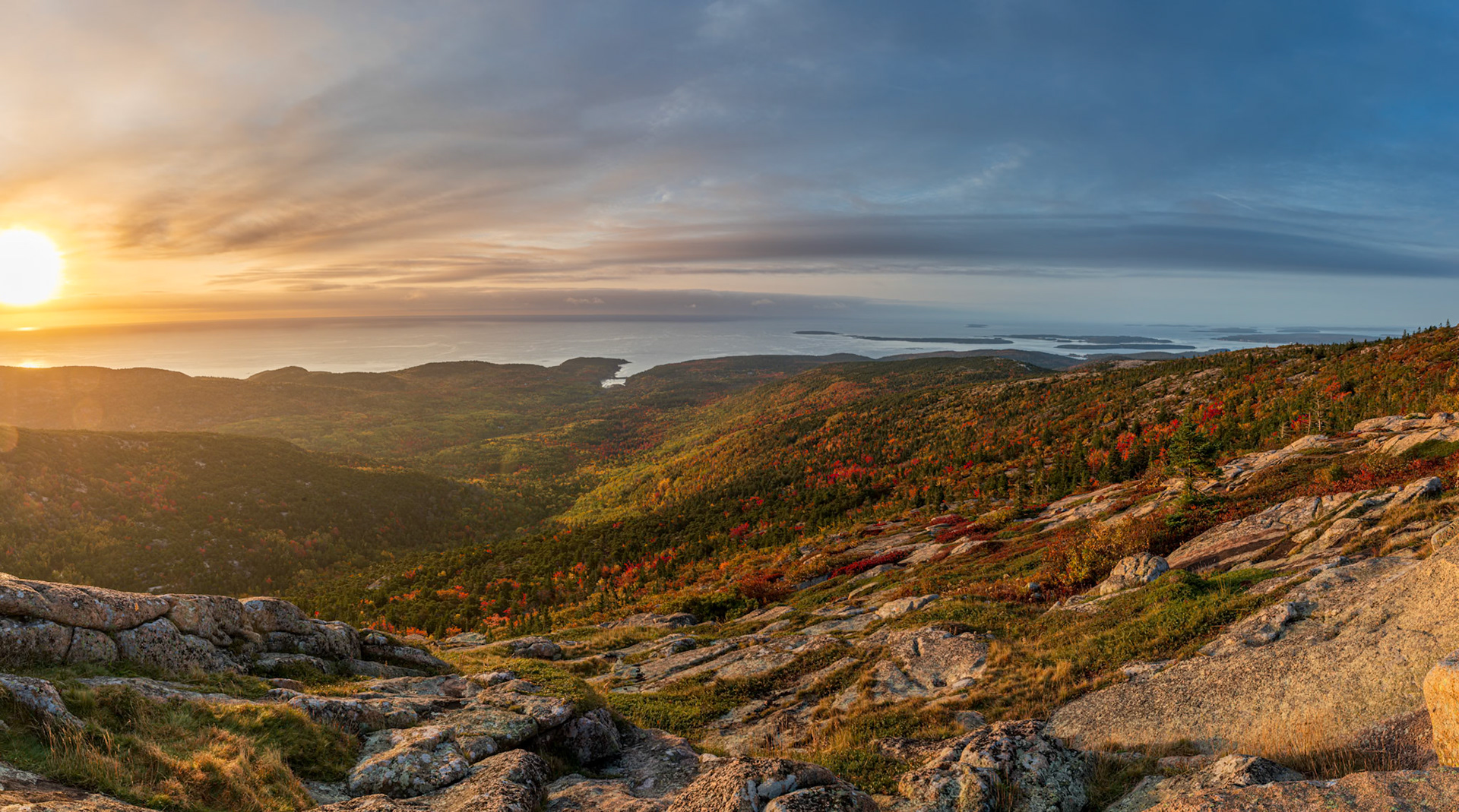 Sunrise Over Cadillac Mountain