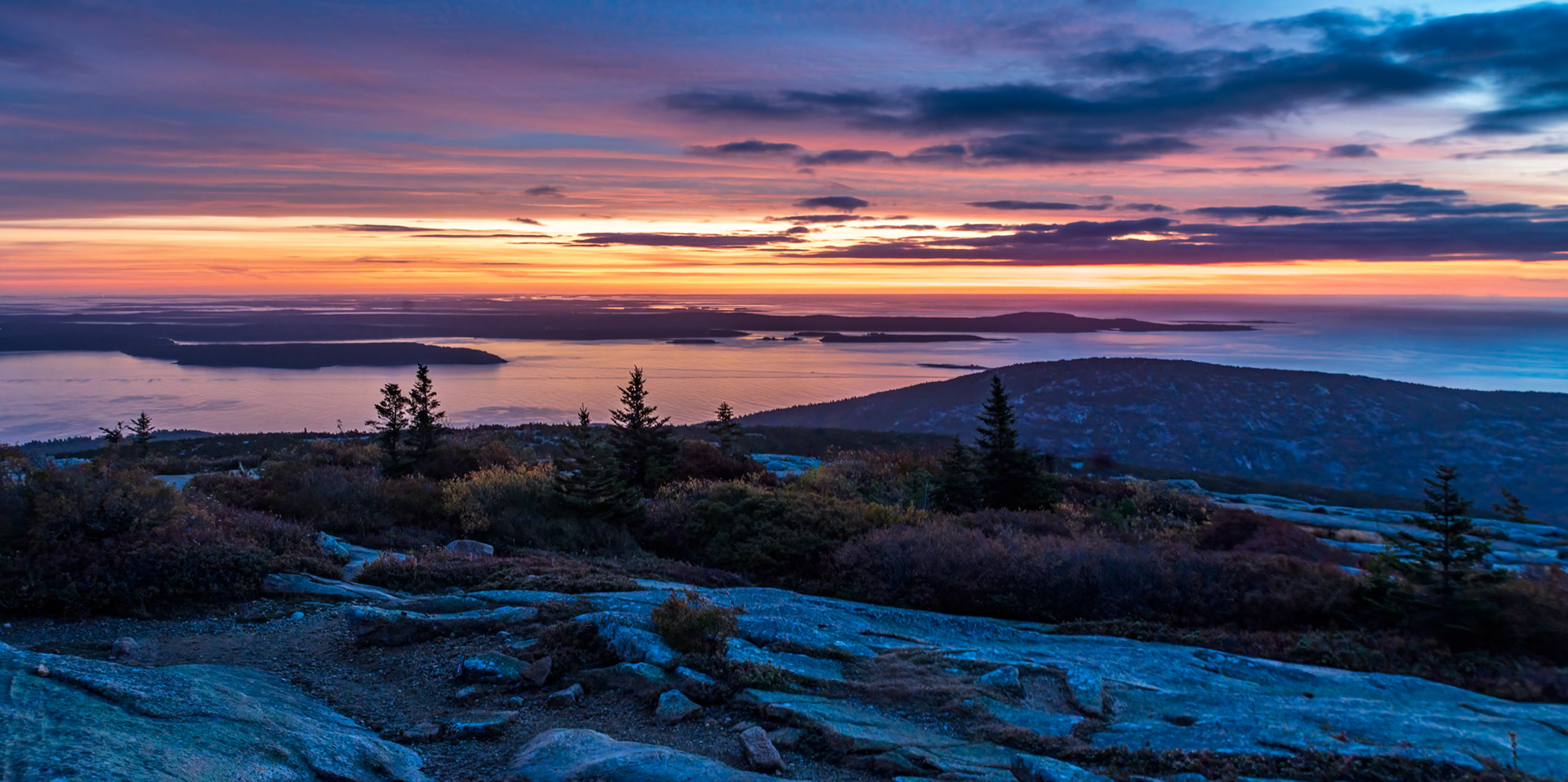 Cadillac Mountain Sunrise -  1st place to see the sunrise in the US.