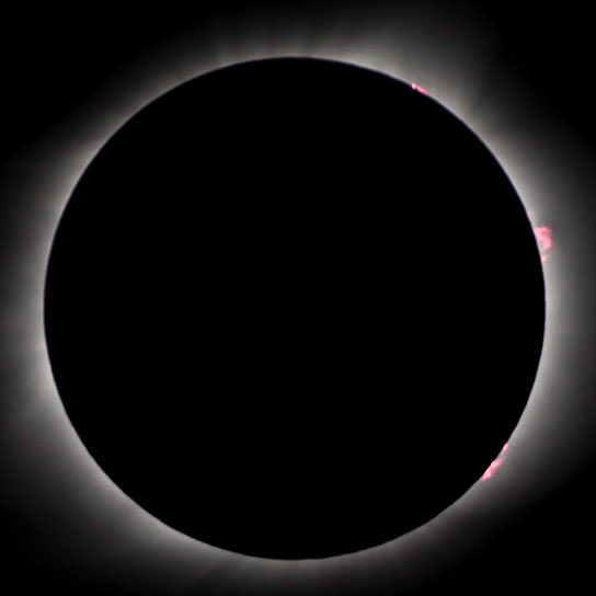 Totality & Prominences