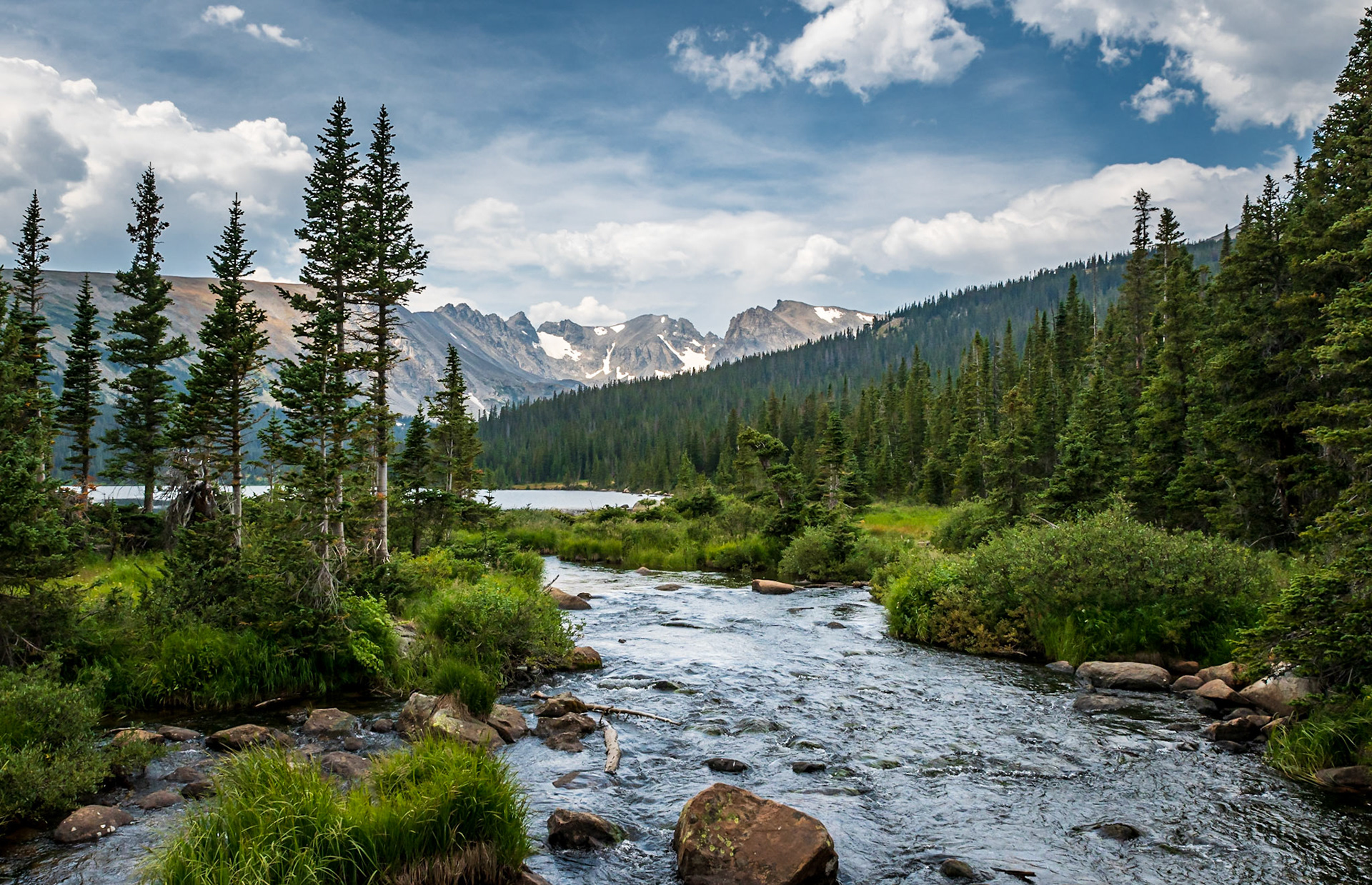 Paradise in the Rockies - Long Lake in the Brainard Lake Recreation Area in Colorado