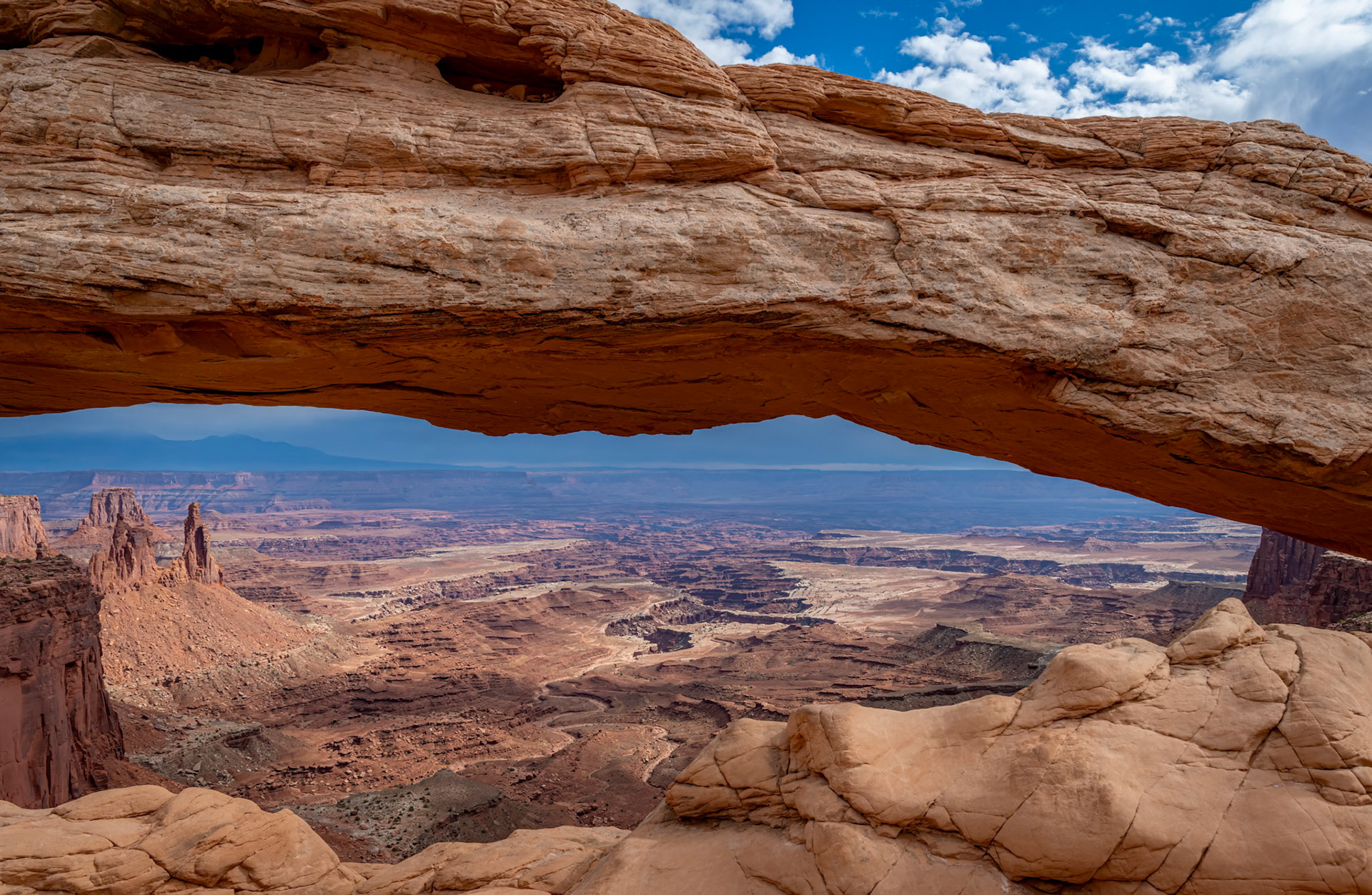 Canyonlands Thru The Mesa Arch