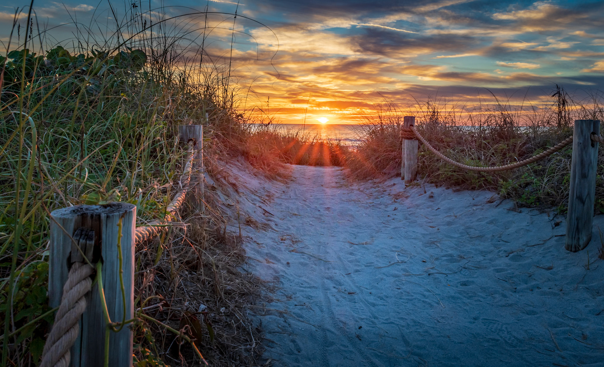 Sunset Over Turtle Beach - Siesta Key
