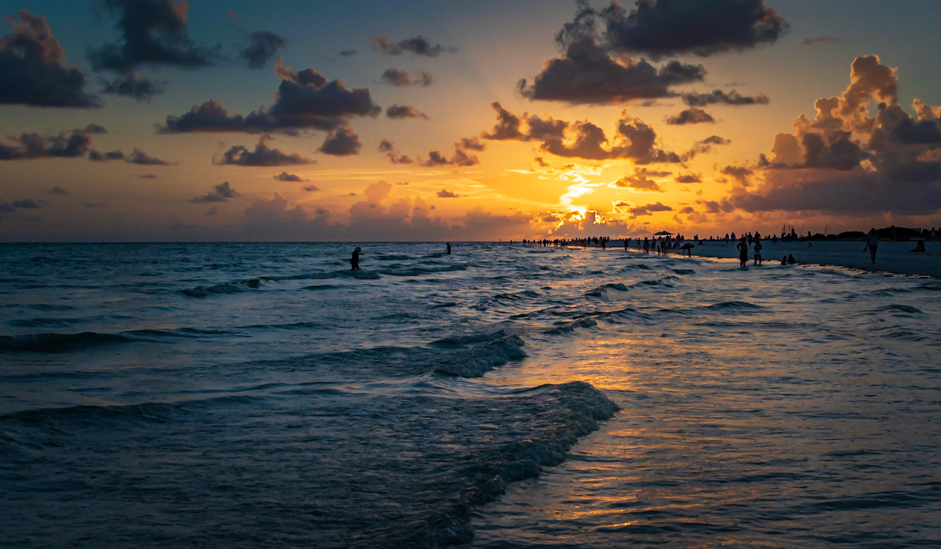 Enchanting Summer Beach Sunset - Siesta Key Beach Florida