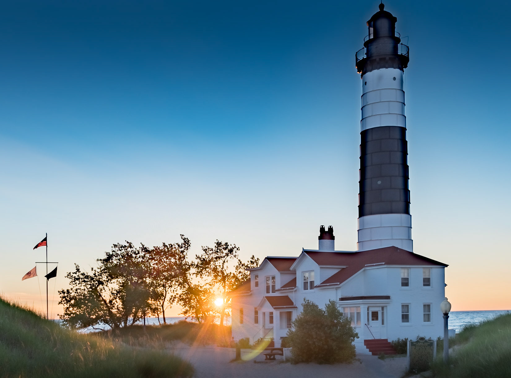 Big Sable Point Lighthouse at Ludington State Park Michigan