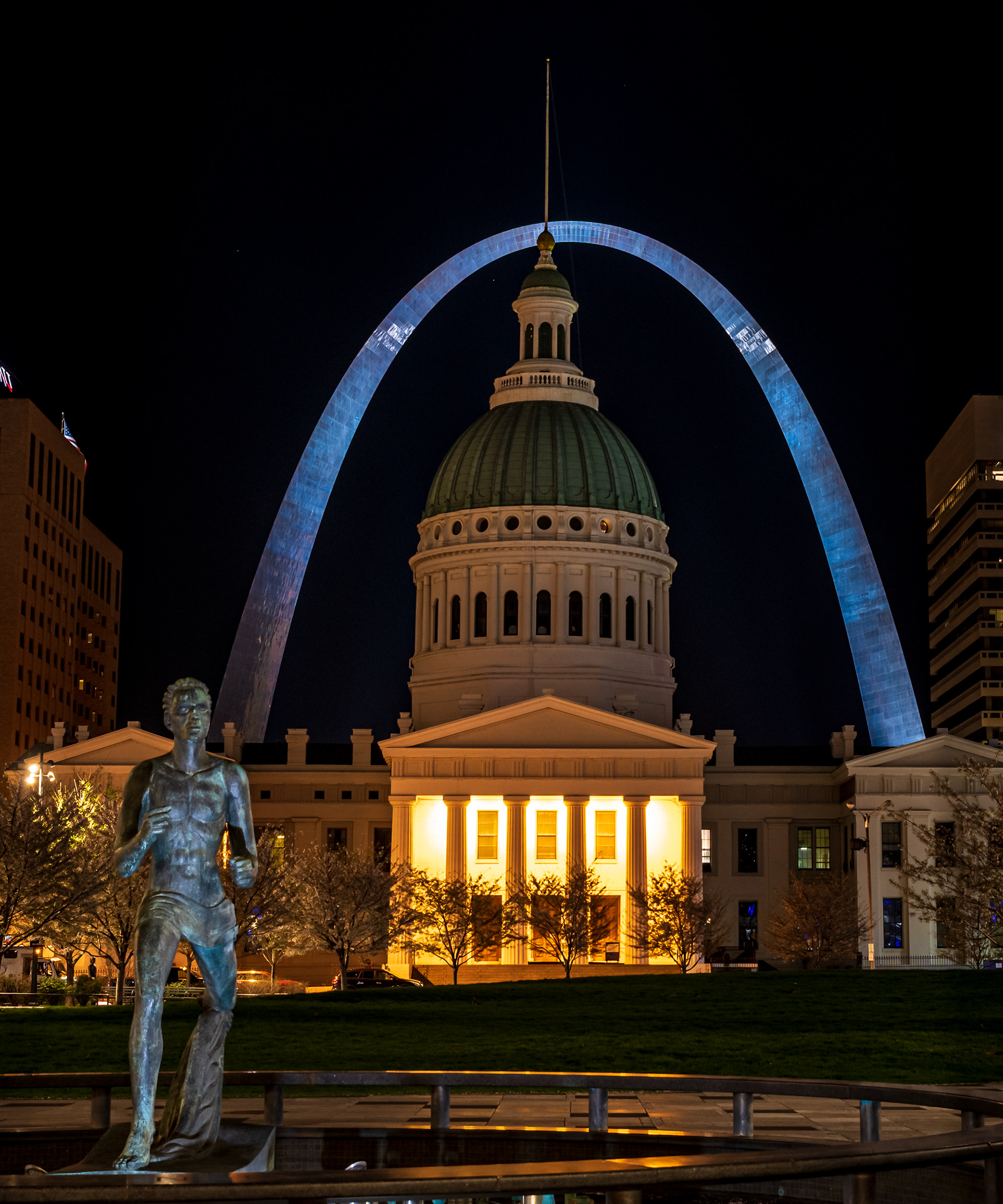 St. Louis Iconic Landmarks - 1st place in Fine Art America's "Missouri Show Me Your Art" contest, August 2024 2nd place in Fine Art America's "Courthouse Architecture" contest, June 2024
