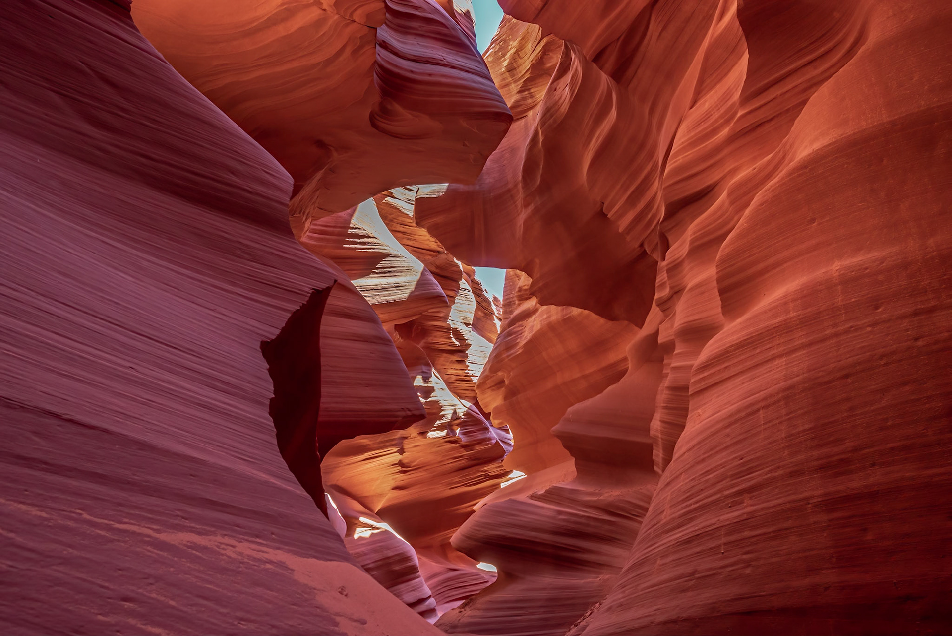 Incredible slot canyon near Page Arizona