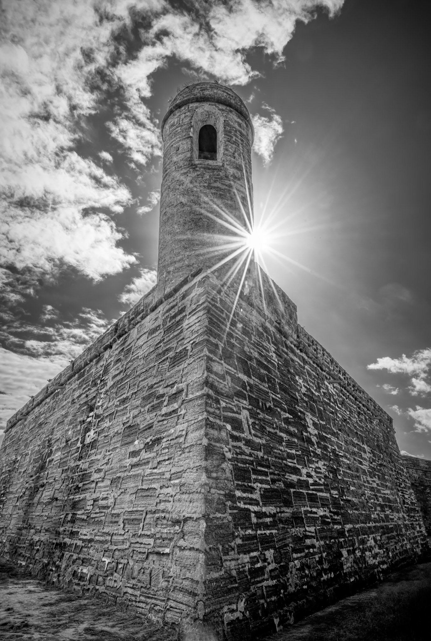 Fortification - Castillo De San Marcos National Monument., completed in 1672, is the oldest masonry fort in the continental United States.