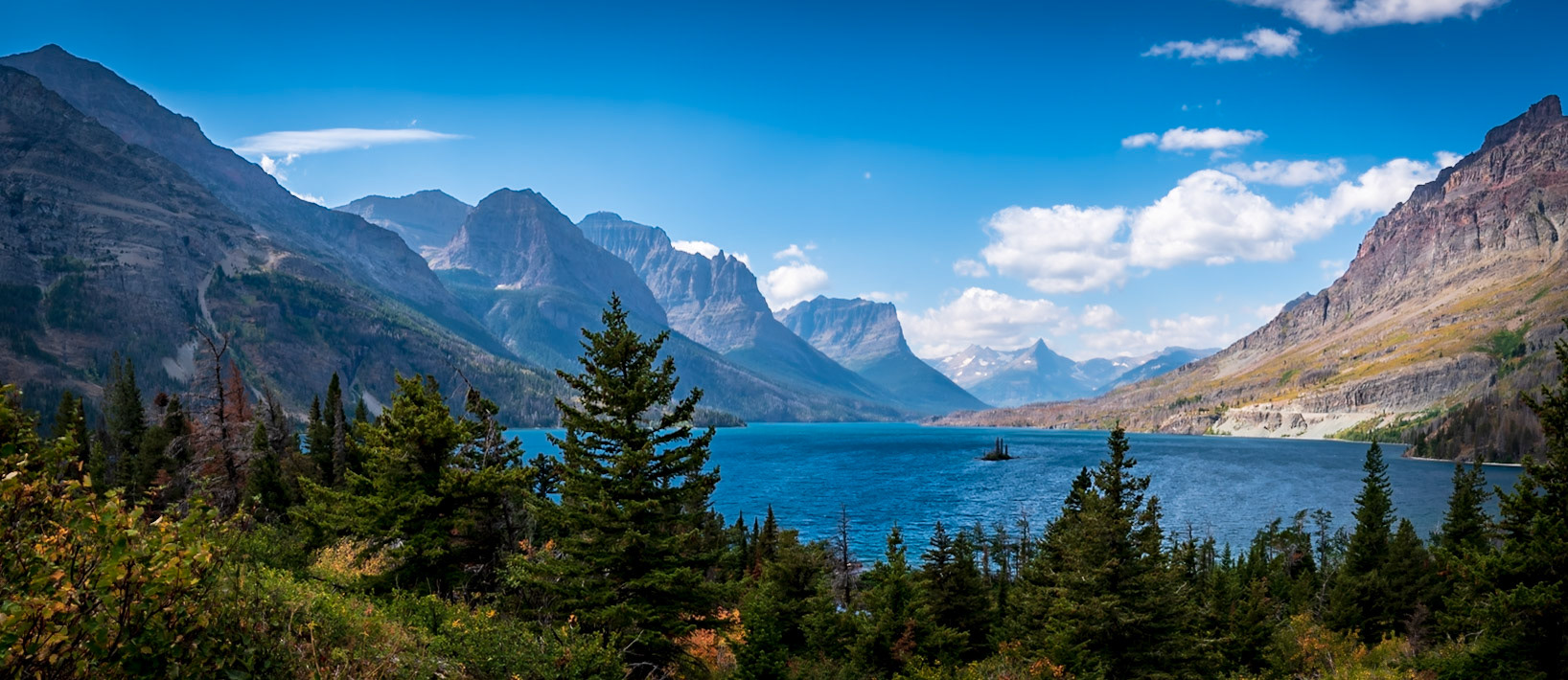 St. Mary Lake and Wild Goose Island