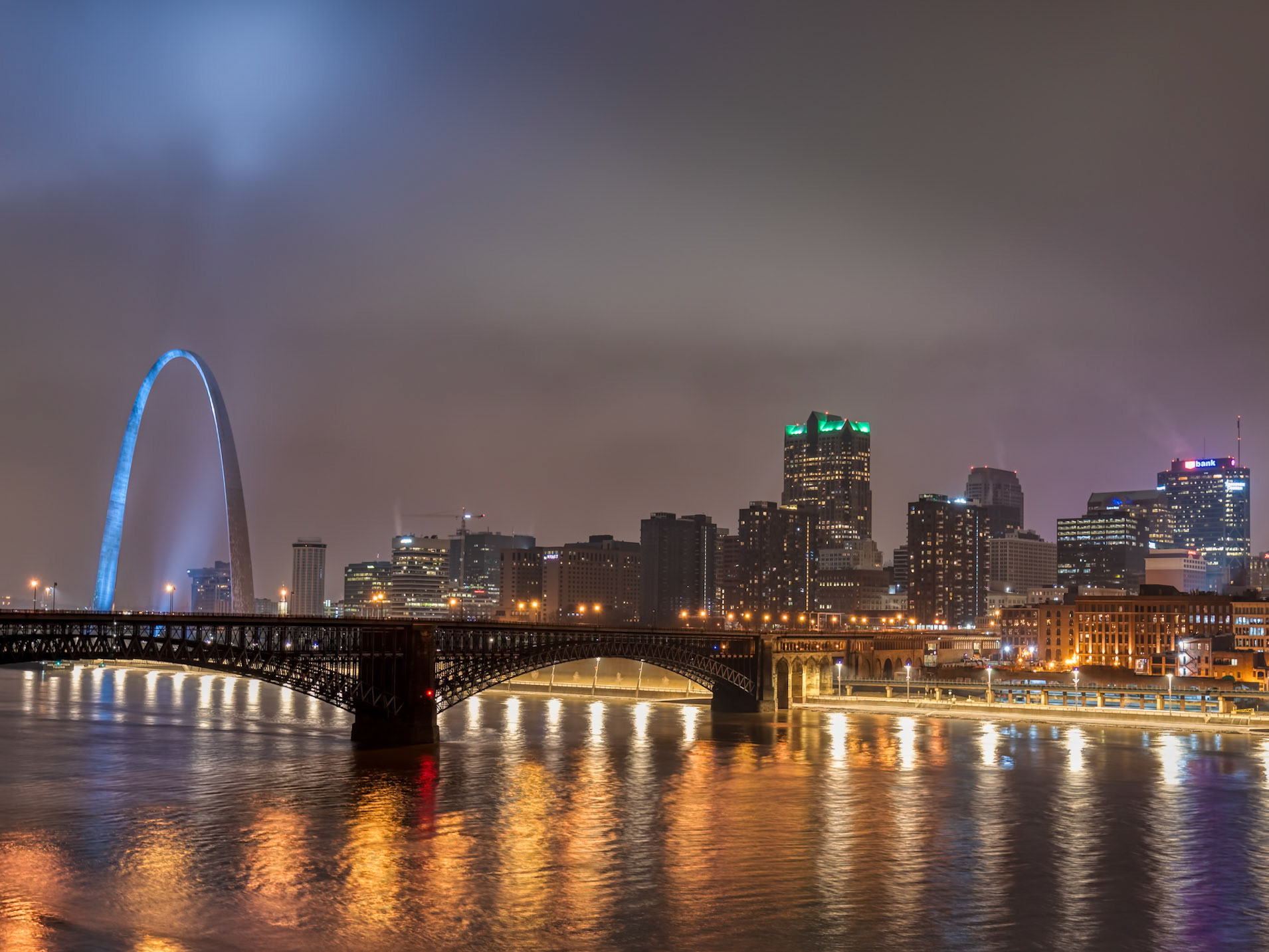 St Louis Skyline Sunset