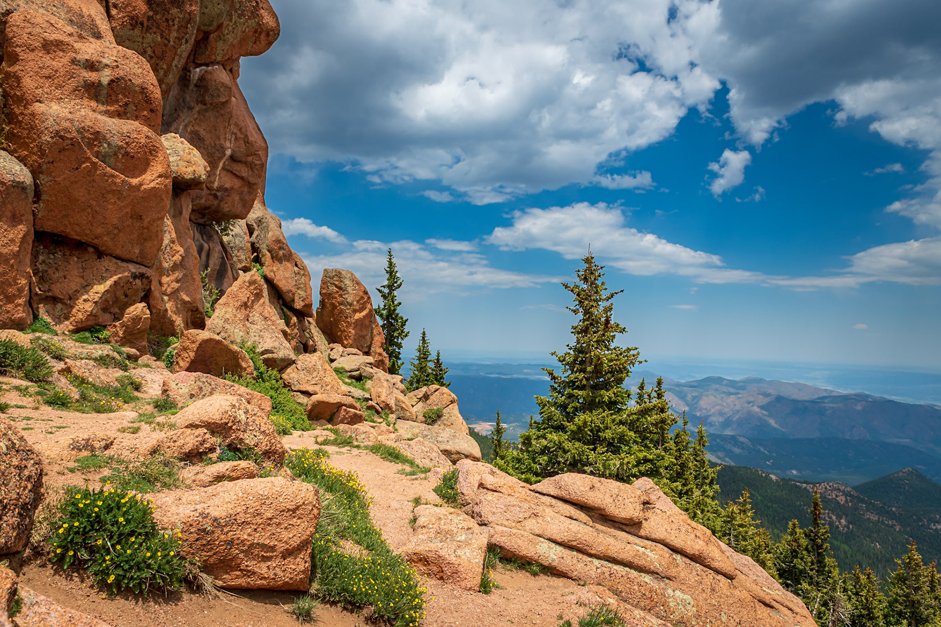 Magnificent Colorado Vista From Pikes Peak