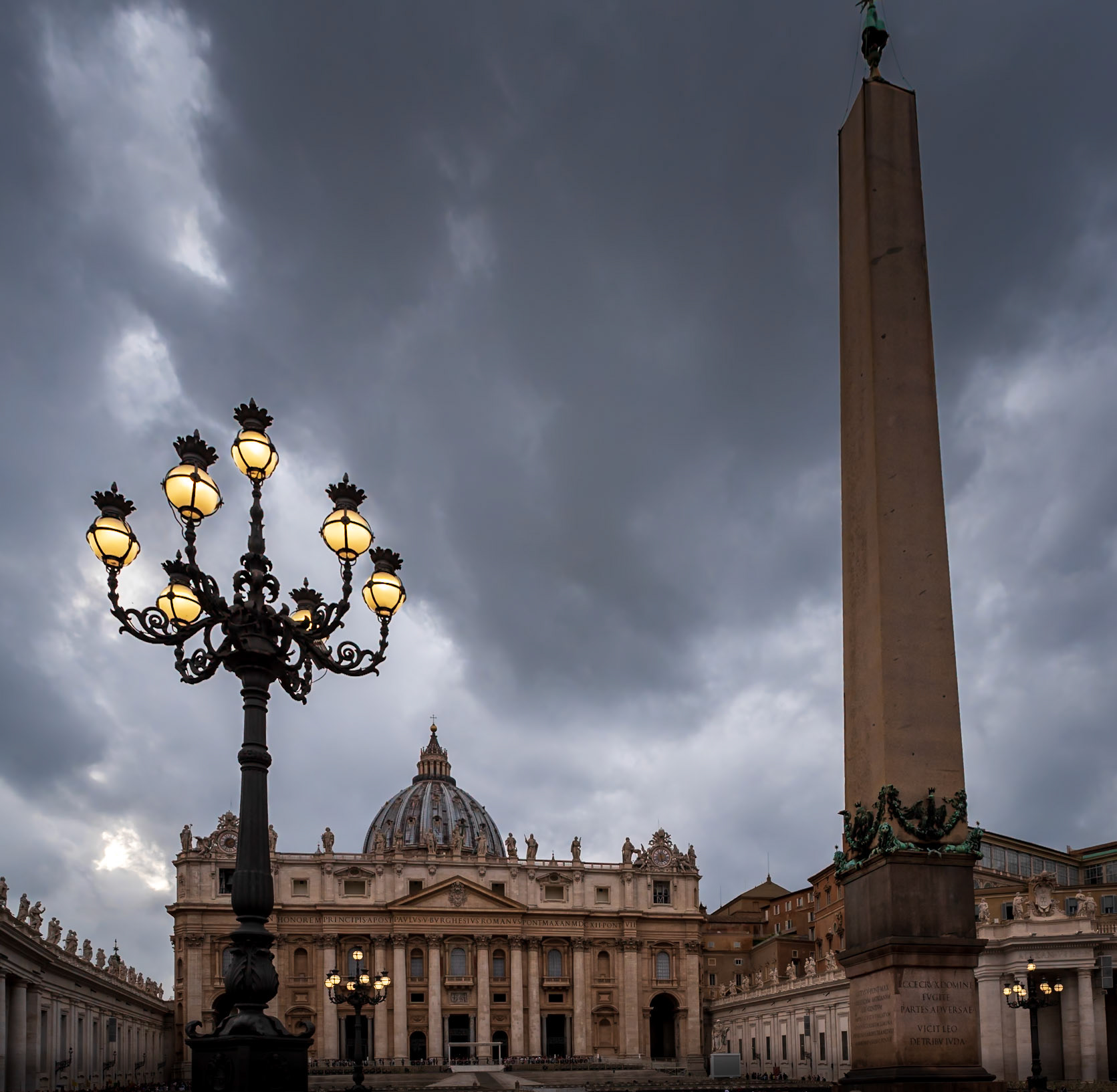 View of St. Peter's Basilica from St. Peter's Square
