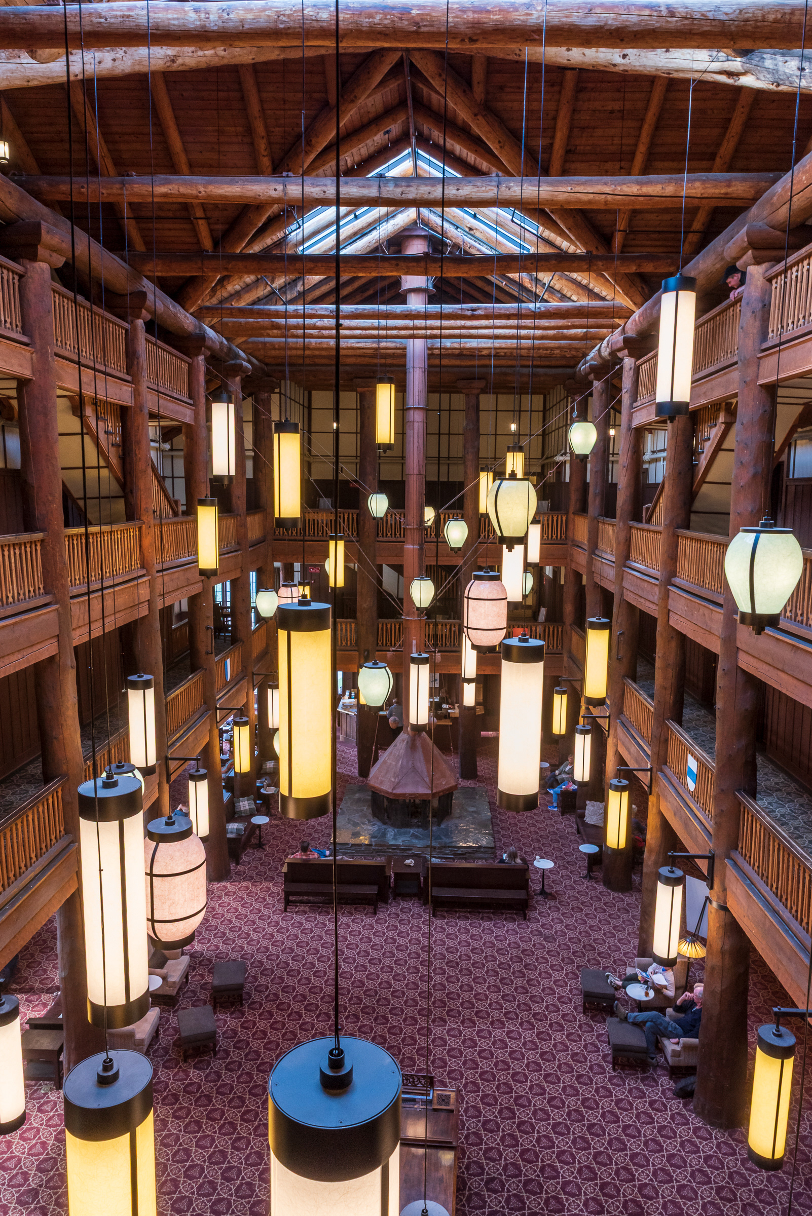 Many Glacier Hotel Lobby - Glacier National Park