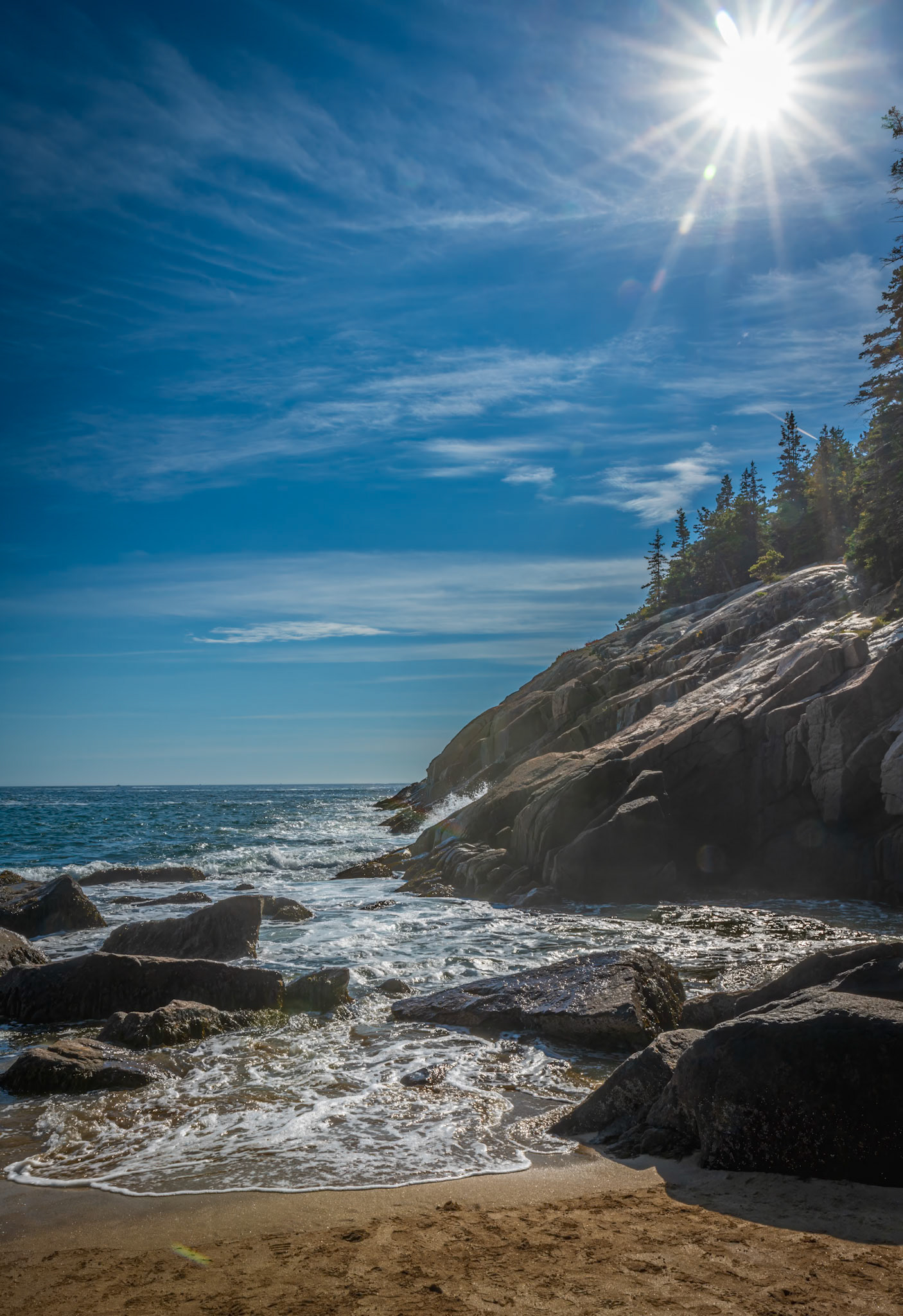 Sunburst On Sand Beach IV