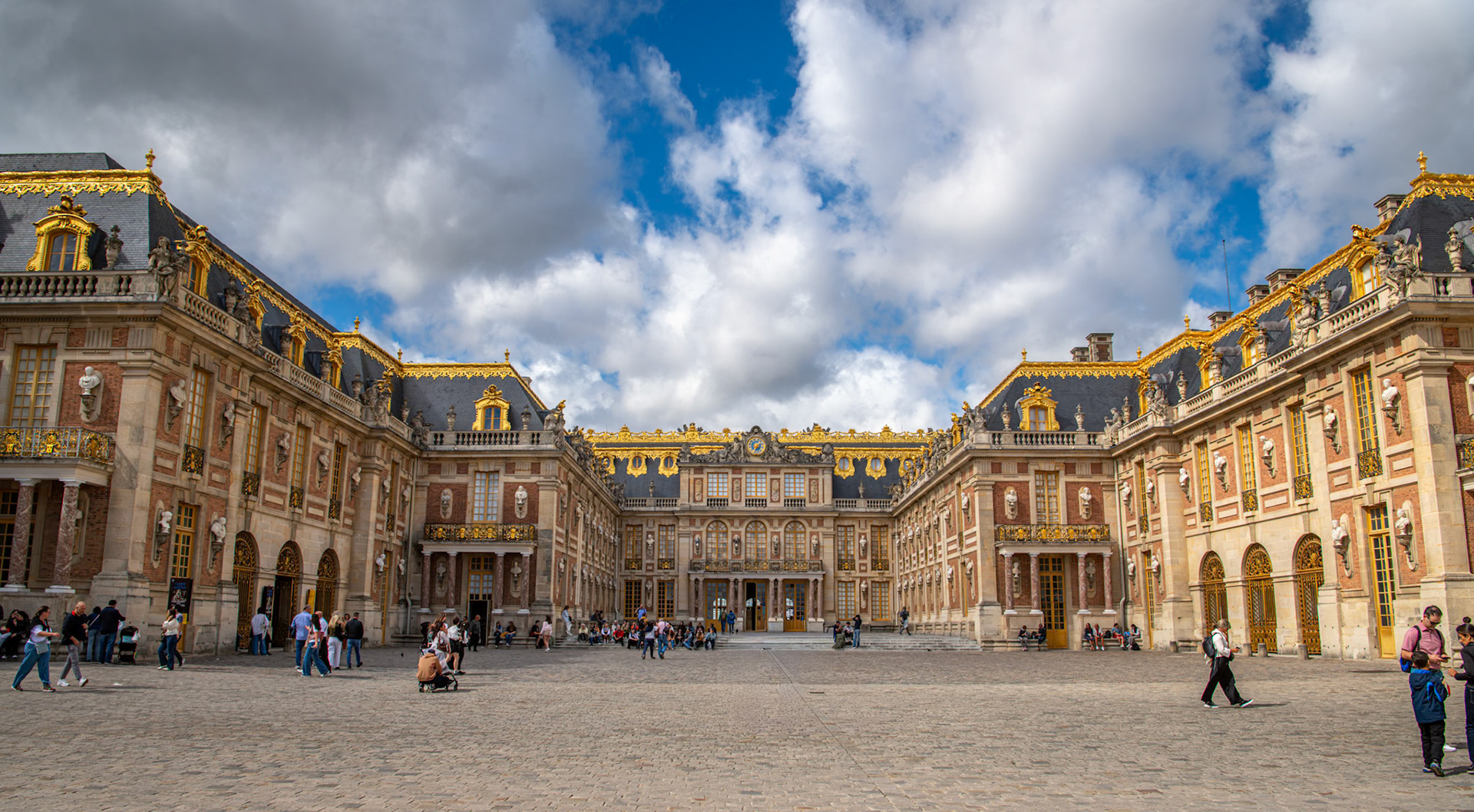 Courtyard of the Palace of Versailles