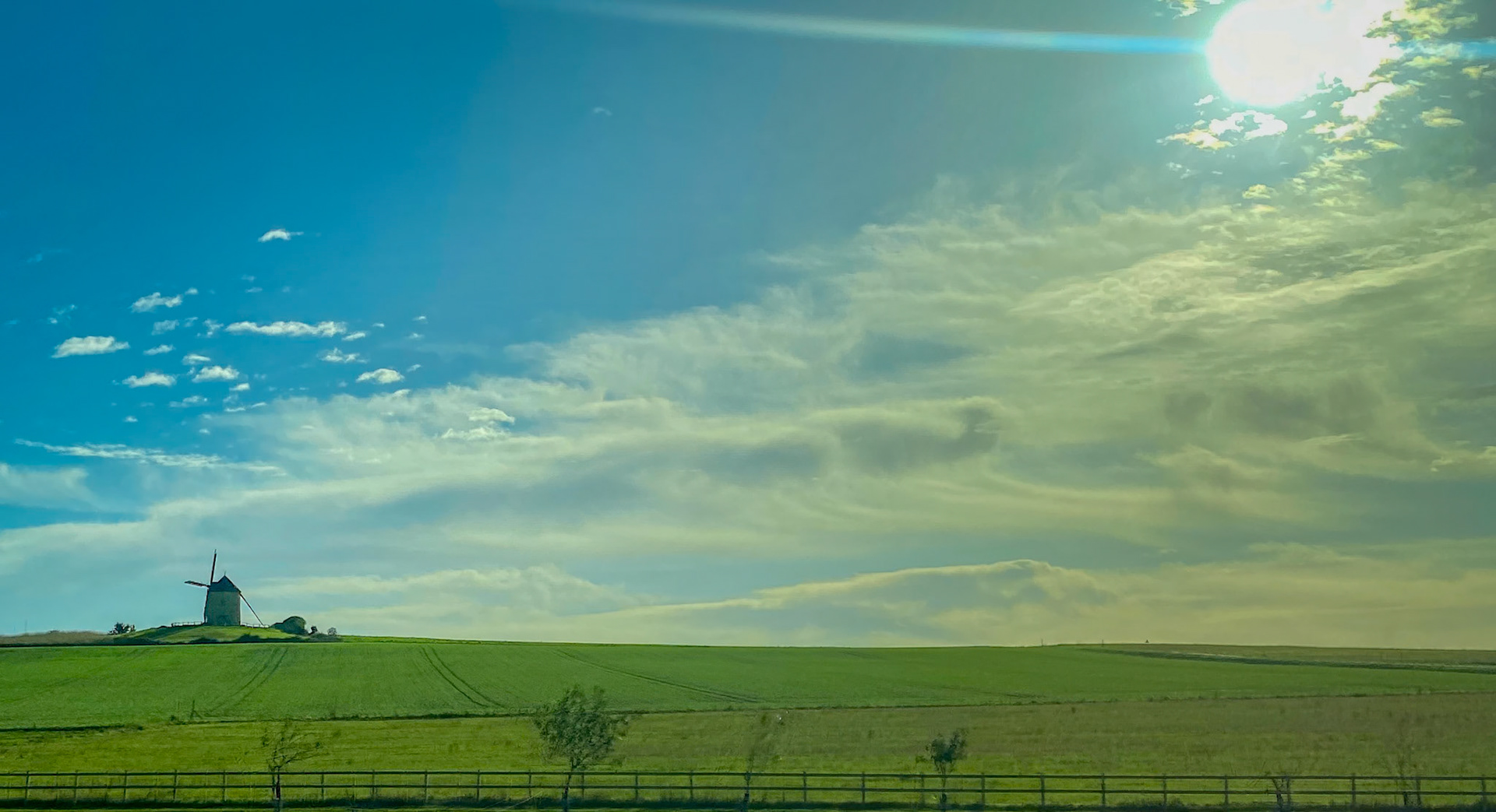 Normandy Landscape - Mid-Morning Aura