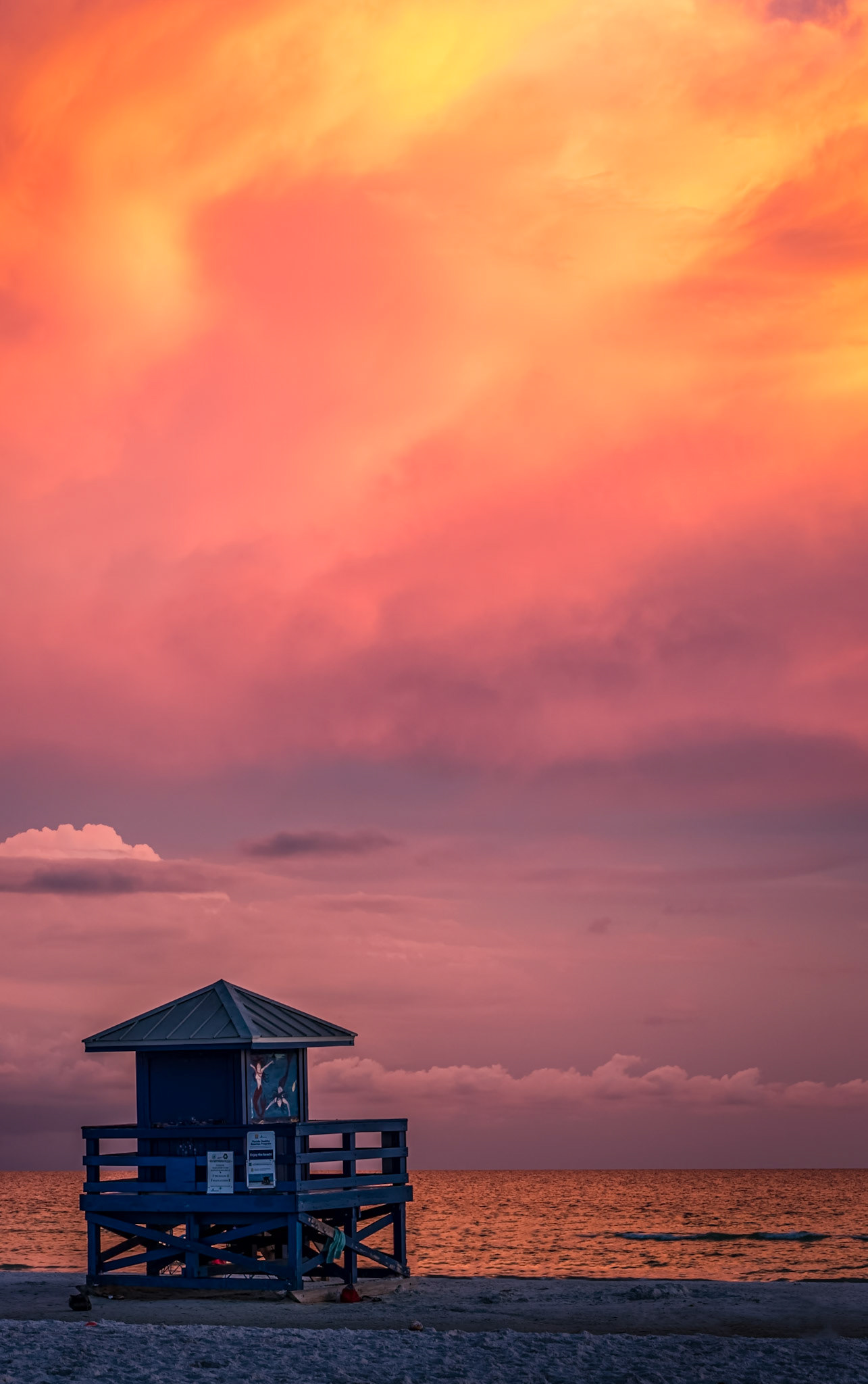 Stormy Sunset Over Siesta Key