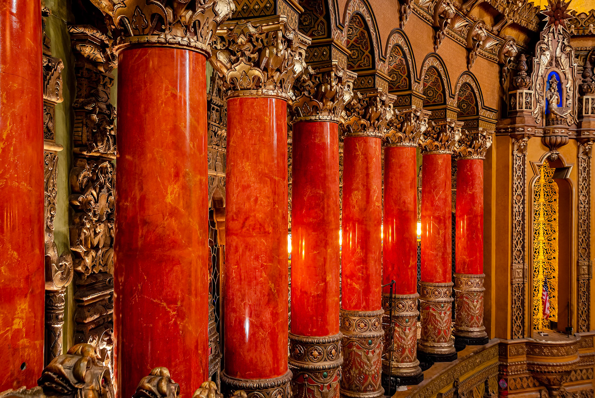 Fox Theatre circa 2013 - The beautiful and ornate interior of The Fabulous Fox