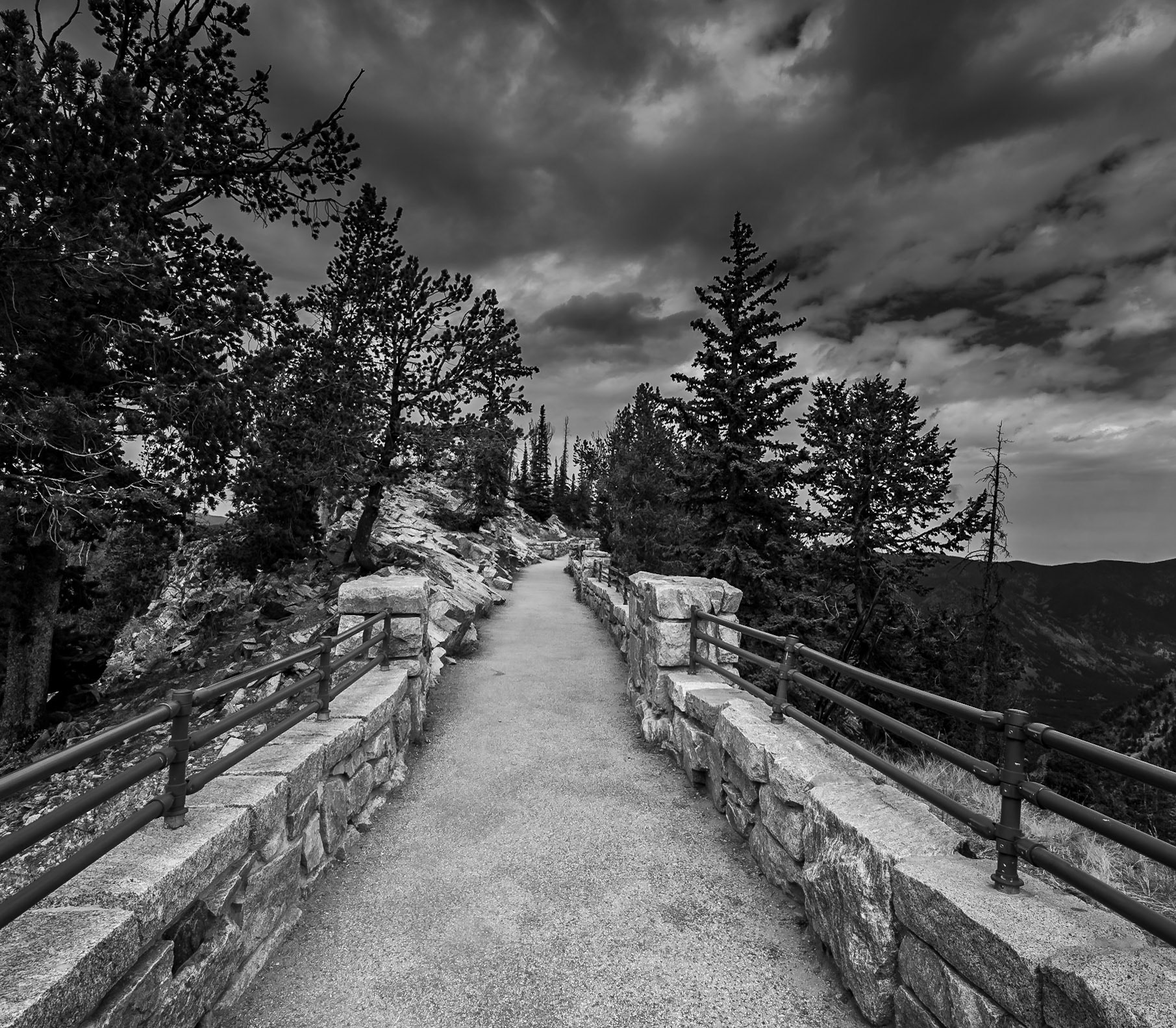 Path To The Heavens - Overlook along the Beartooth Highway, a mountanous pass to the northeast entrance to Yellowstone National Park