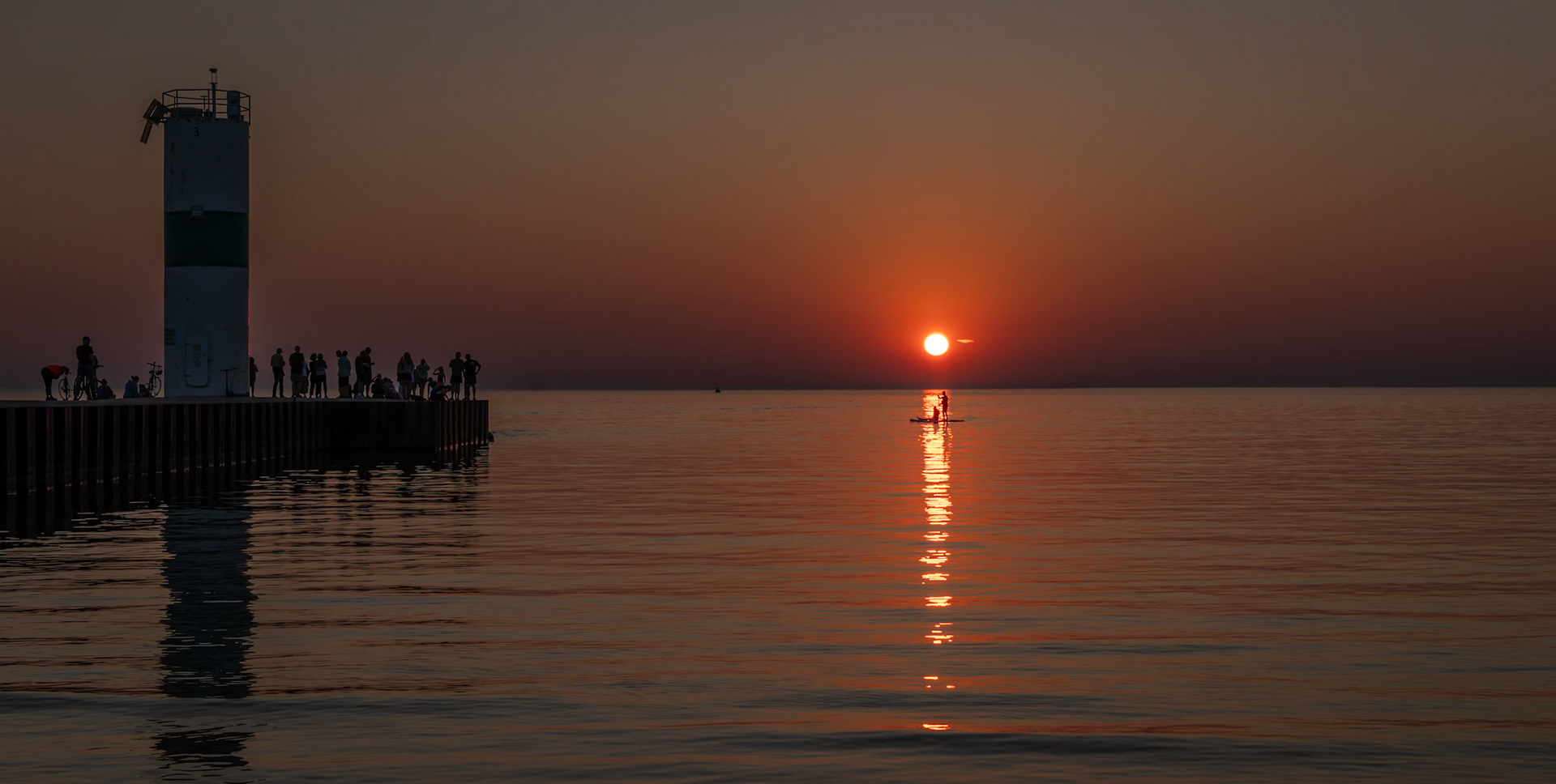 Pentwater Sunset Dreamscape - A delightful village on the coast of Lake Michigan