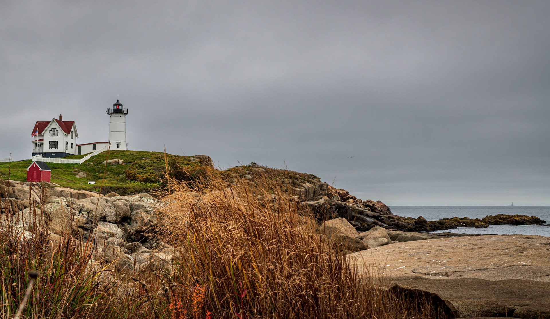 Nubble Lighthouse - Located on Nubble Island just off Cape Neddick Point Maine