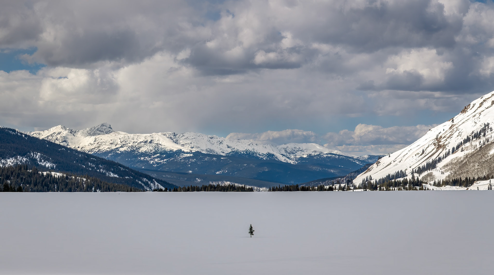 Solitude - Colorado Rocky Mountain landscape between Copper Mountain and Leadville.