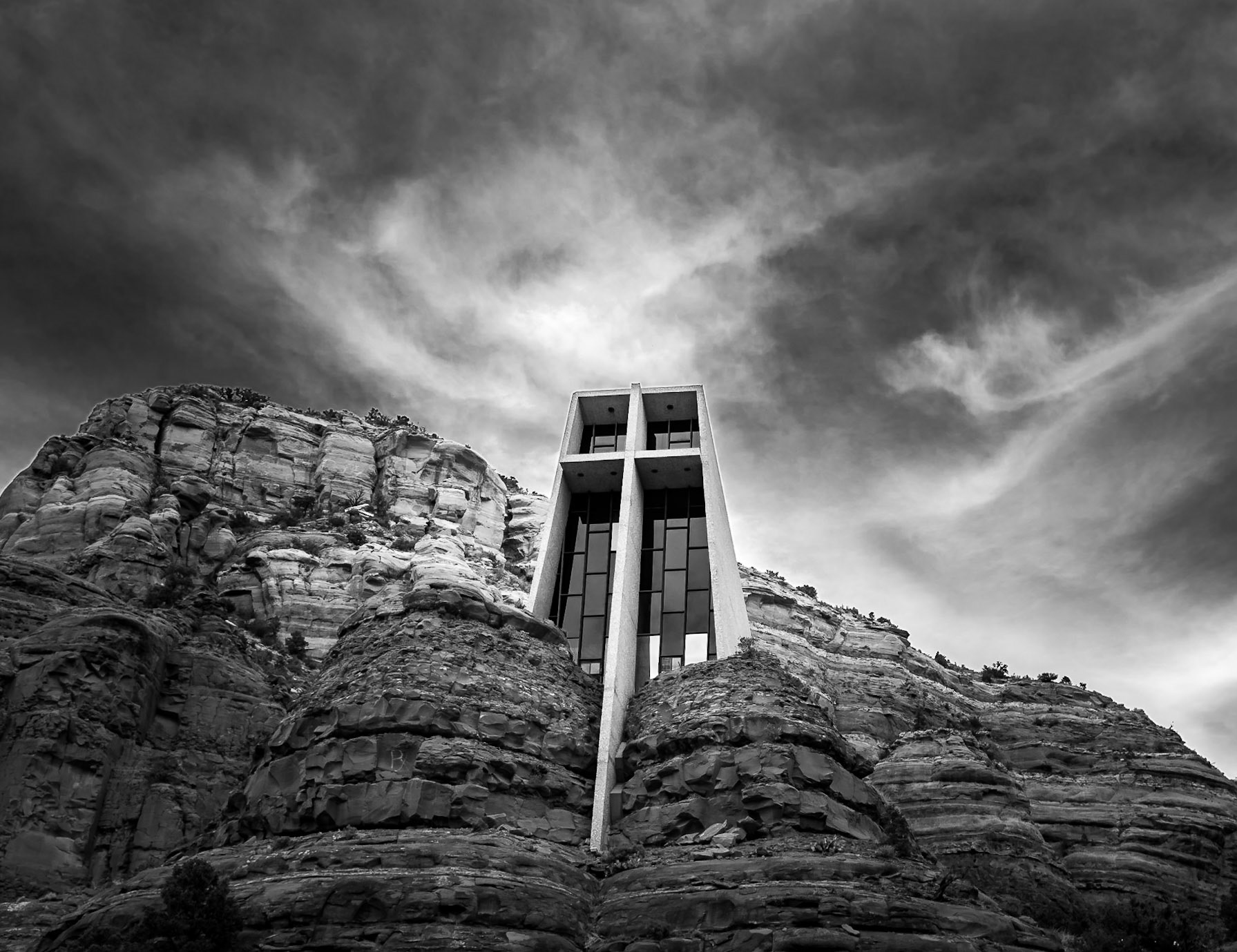 Chapel of the Holy Cross - Built high in the red rock buttes of Sedona Arizona