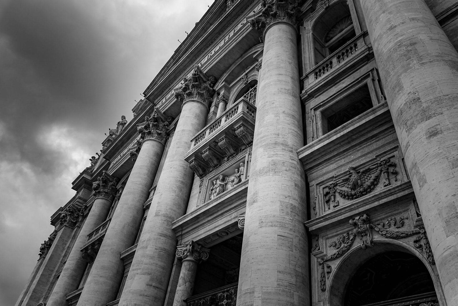 The Pope's Balcony at Vatican City