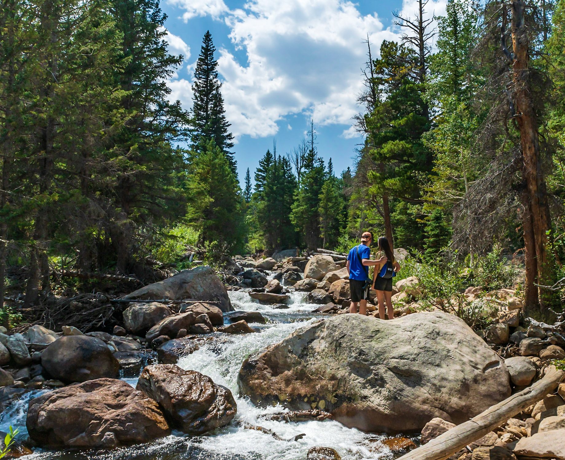 Harmony - My daughter and then future son-in-law absorbing the awe-inspiring nature of the Rocky Mountains