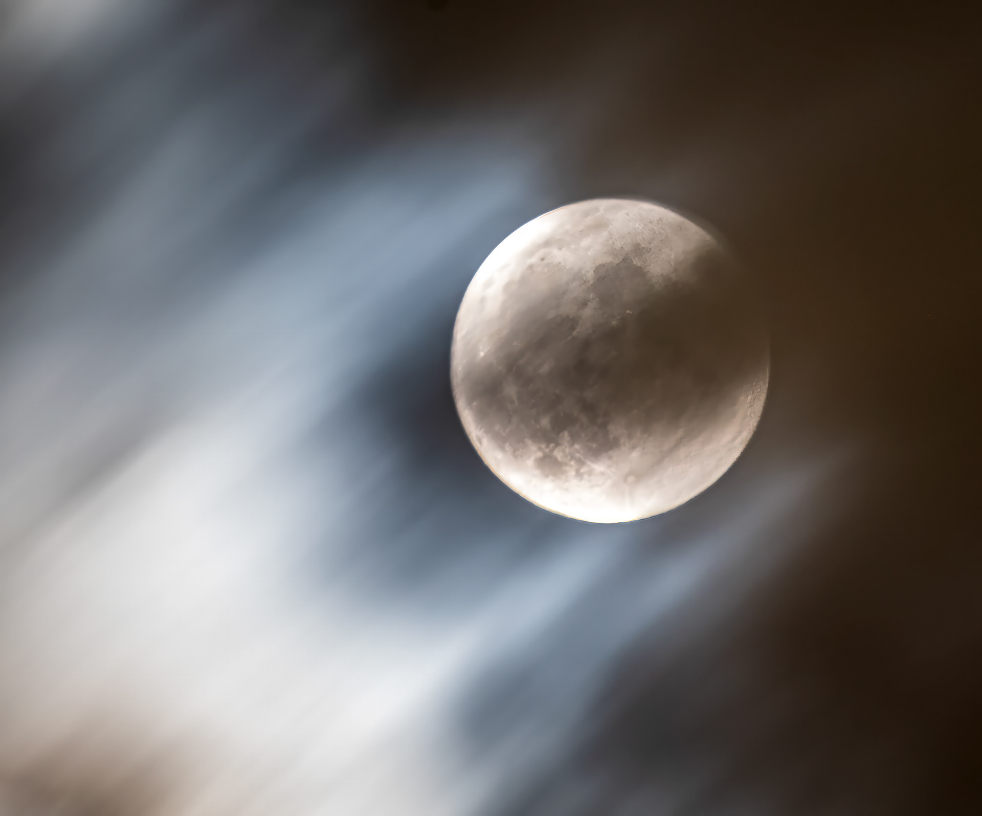 Clouds Moving Over The Harvest Moon 2023