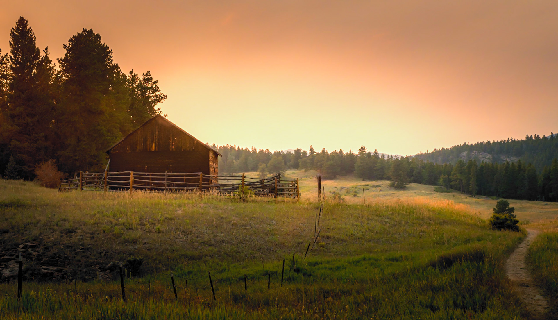 Rustic Barn Somewhere in Colorado