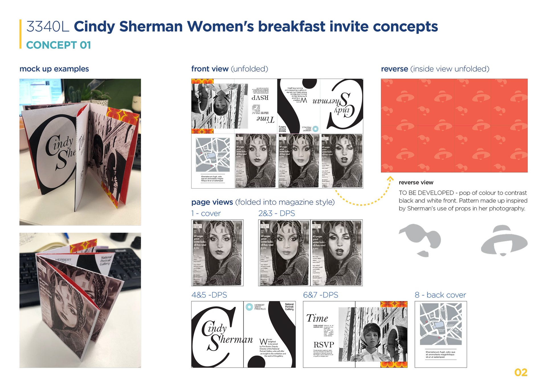 Initial concept board shared with the client - page 2