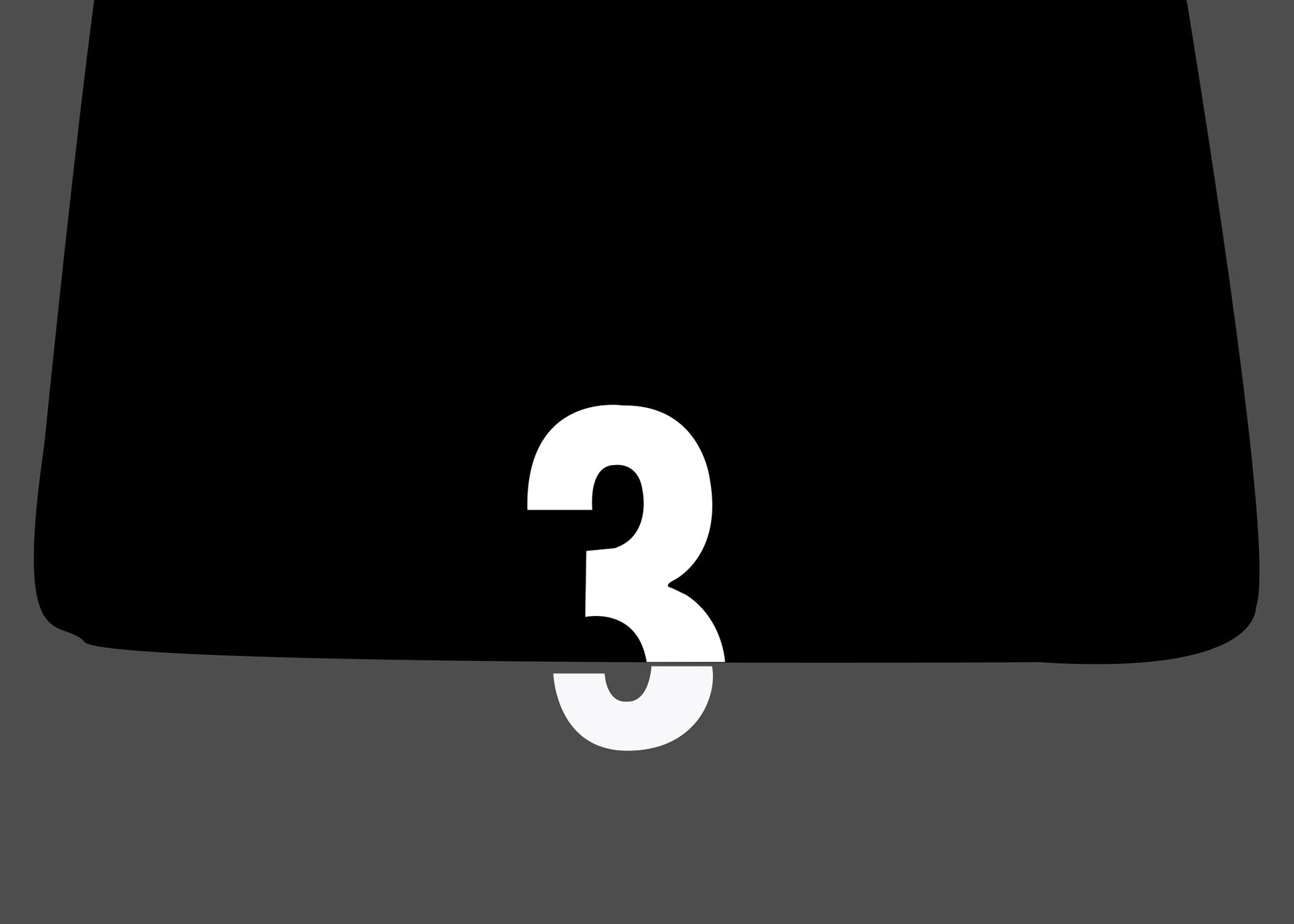 Above view of the seat numbering, as you stand over the number joins up.