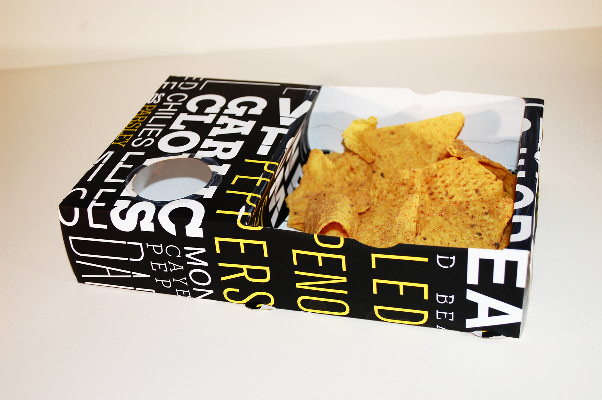Nacho packaging.