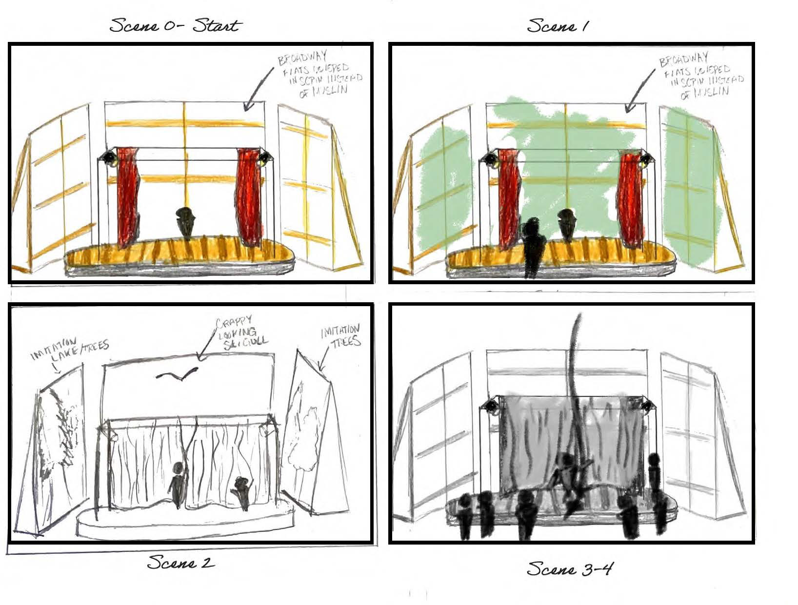 First round of storyboards