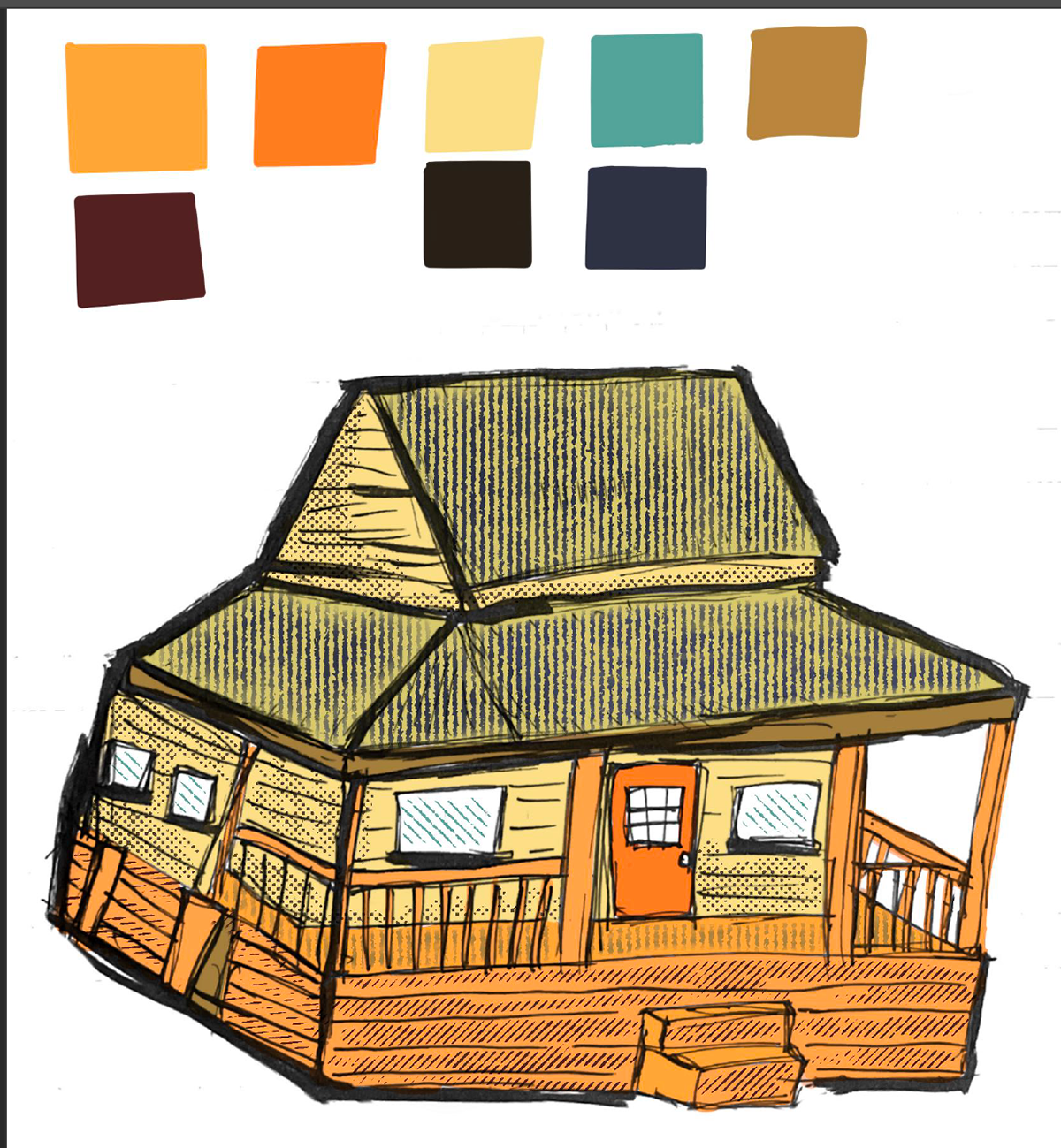 Paint Treatment of Jack's House