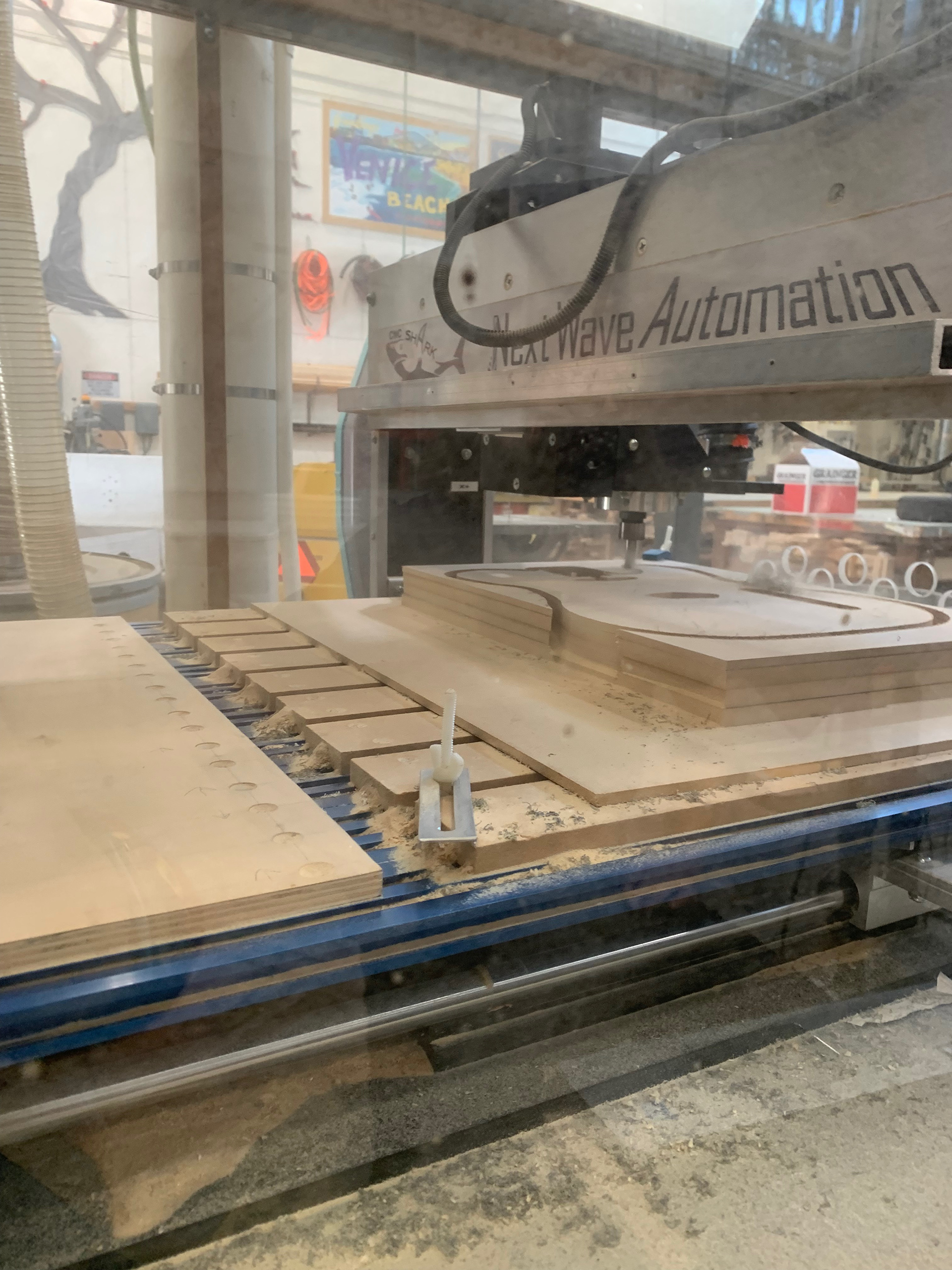 Test cut on MDF Blank