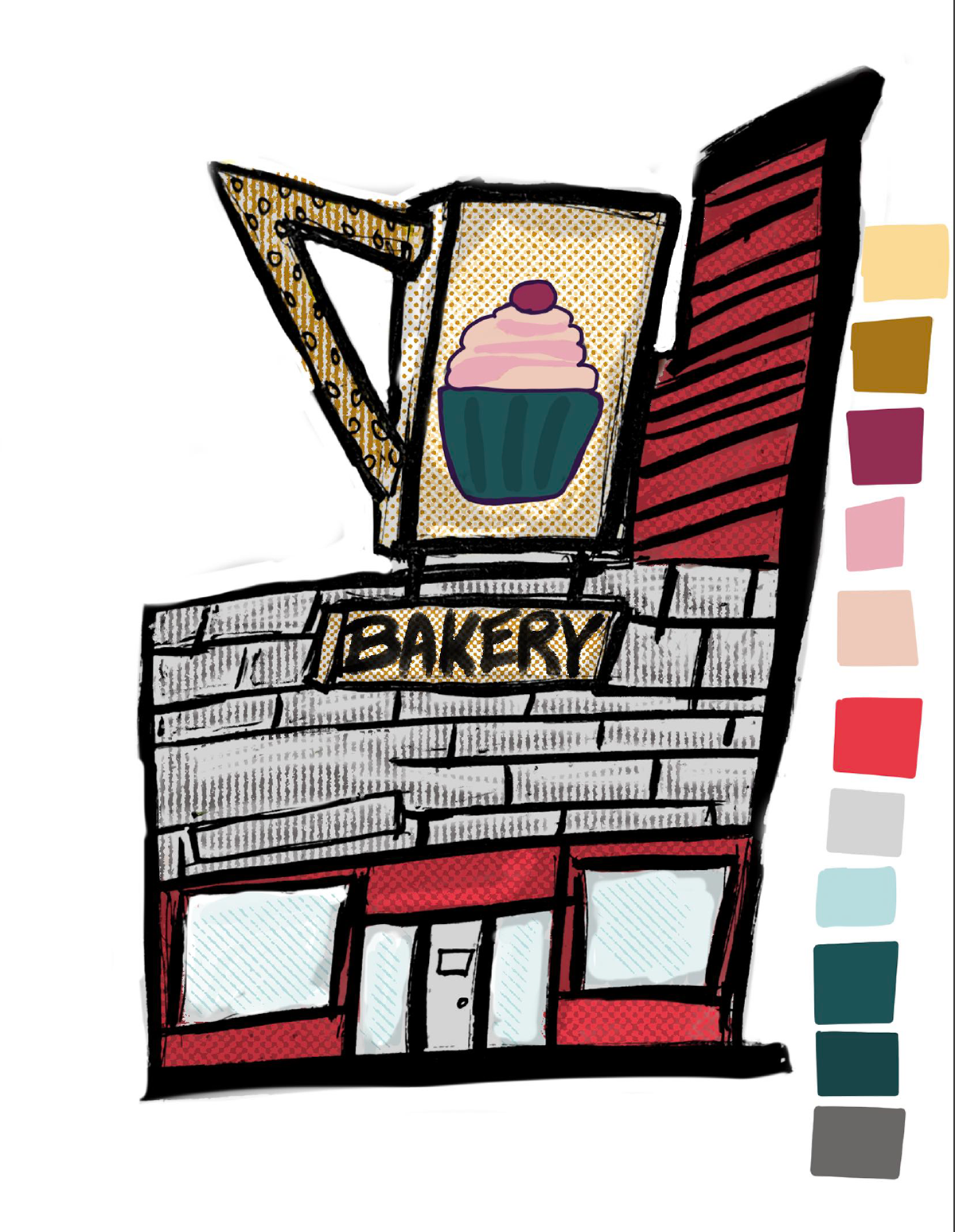 Paint Treatment of Bakery