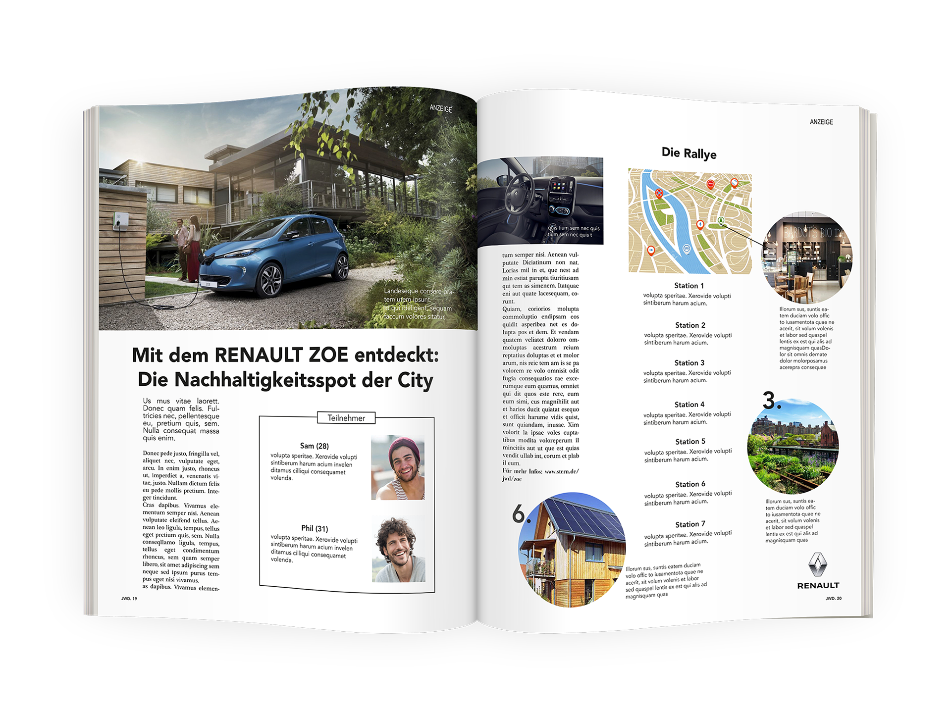 2/1 Advertorial für Renault