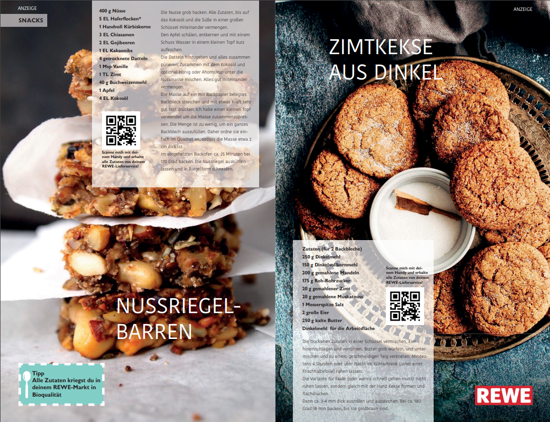 2/1 Rezeptorial für Rewe