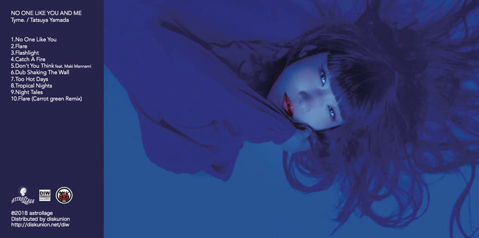 CDジャケット2019 アーティスト：Tyme. / Tatsuya Yamada ​タイトル：NO ONE LIKE YOU AND ME cover modle:Saori Kanda