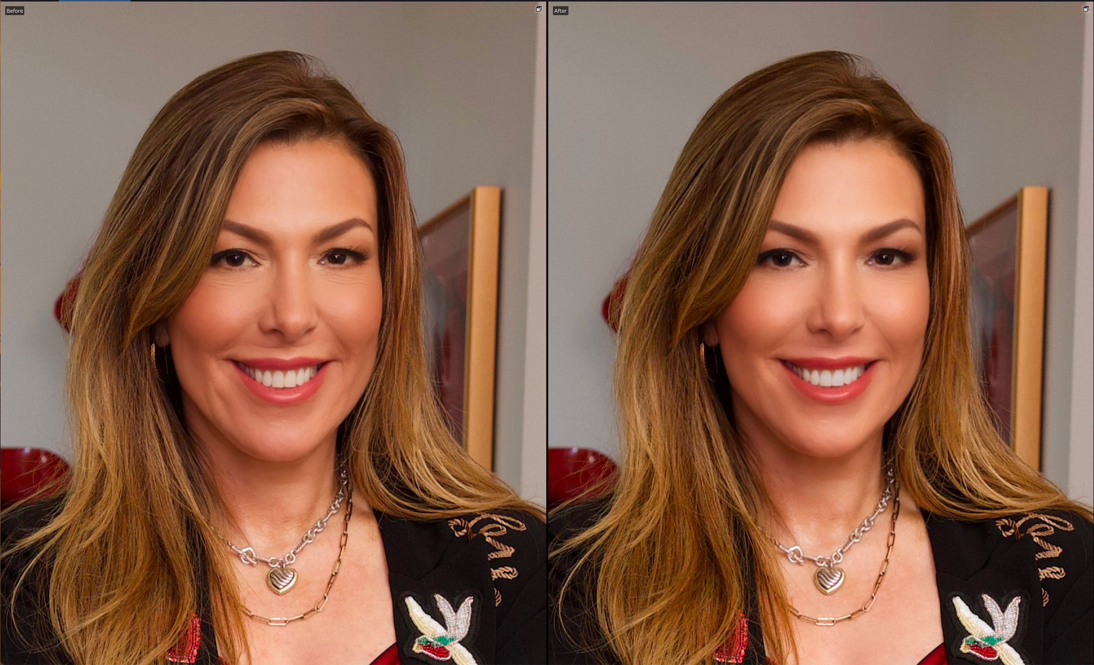 Before & After Skin Retouching