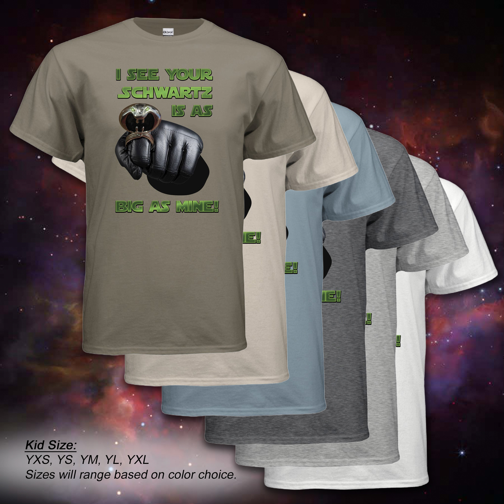 Spaceballs Dark Helmet T Shirt - I See Your Schwartz Is As Big As Mine