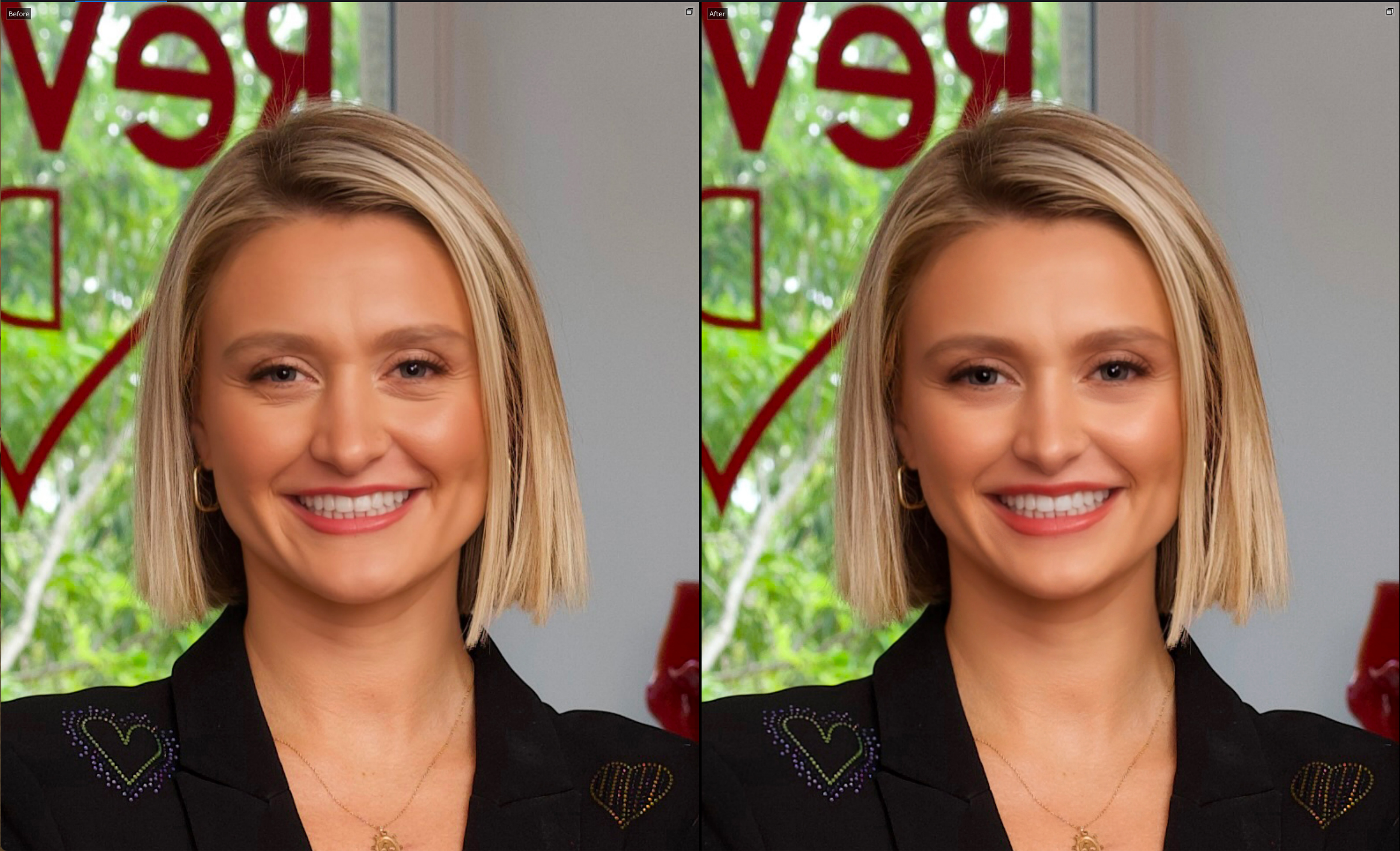 Before & After Skin Retouching