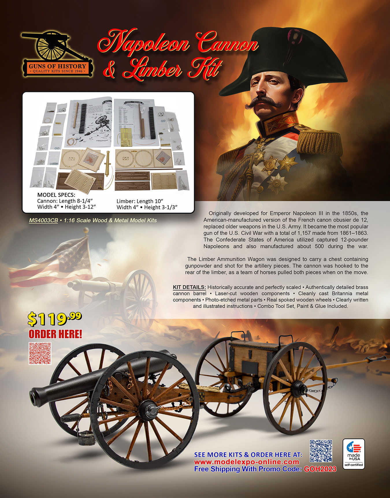 Guns of History Full Page Ad