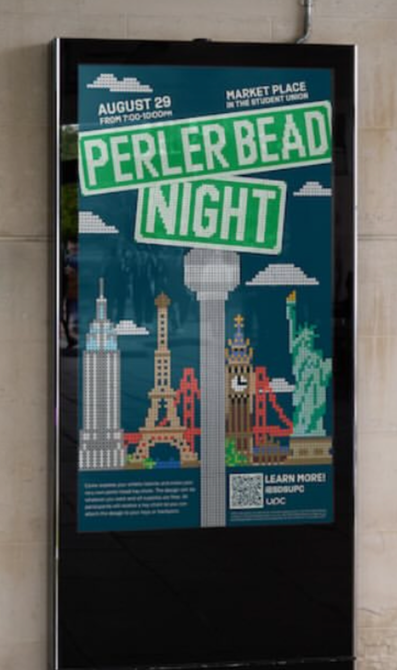 Horizontal digital ad