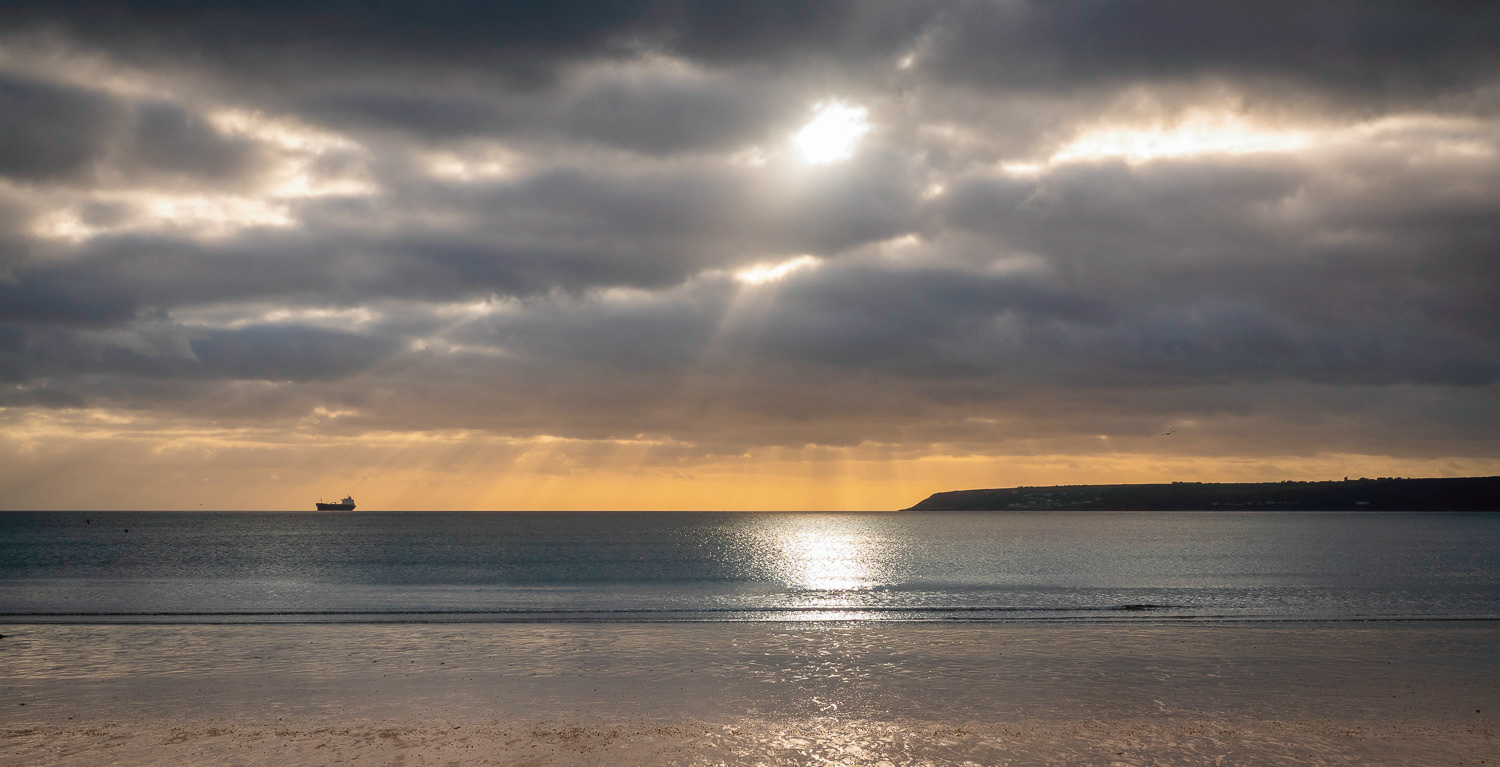 From Long Rock beach