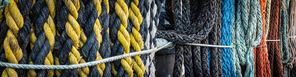 Ropes on Newlyn Quay