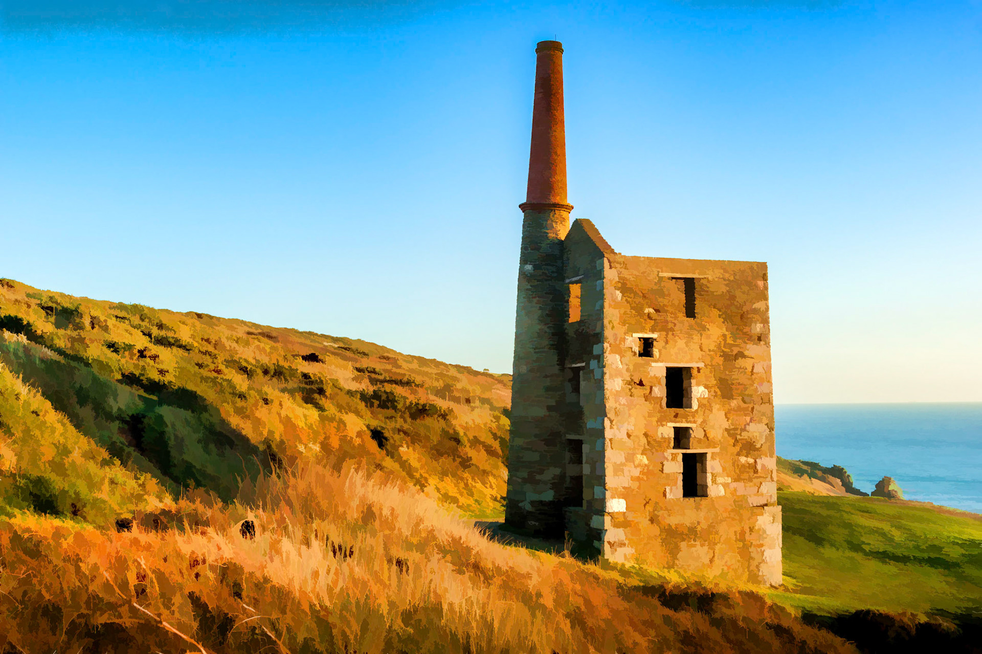 Wheal Prosper engine house, Cornwall