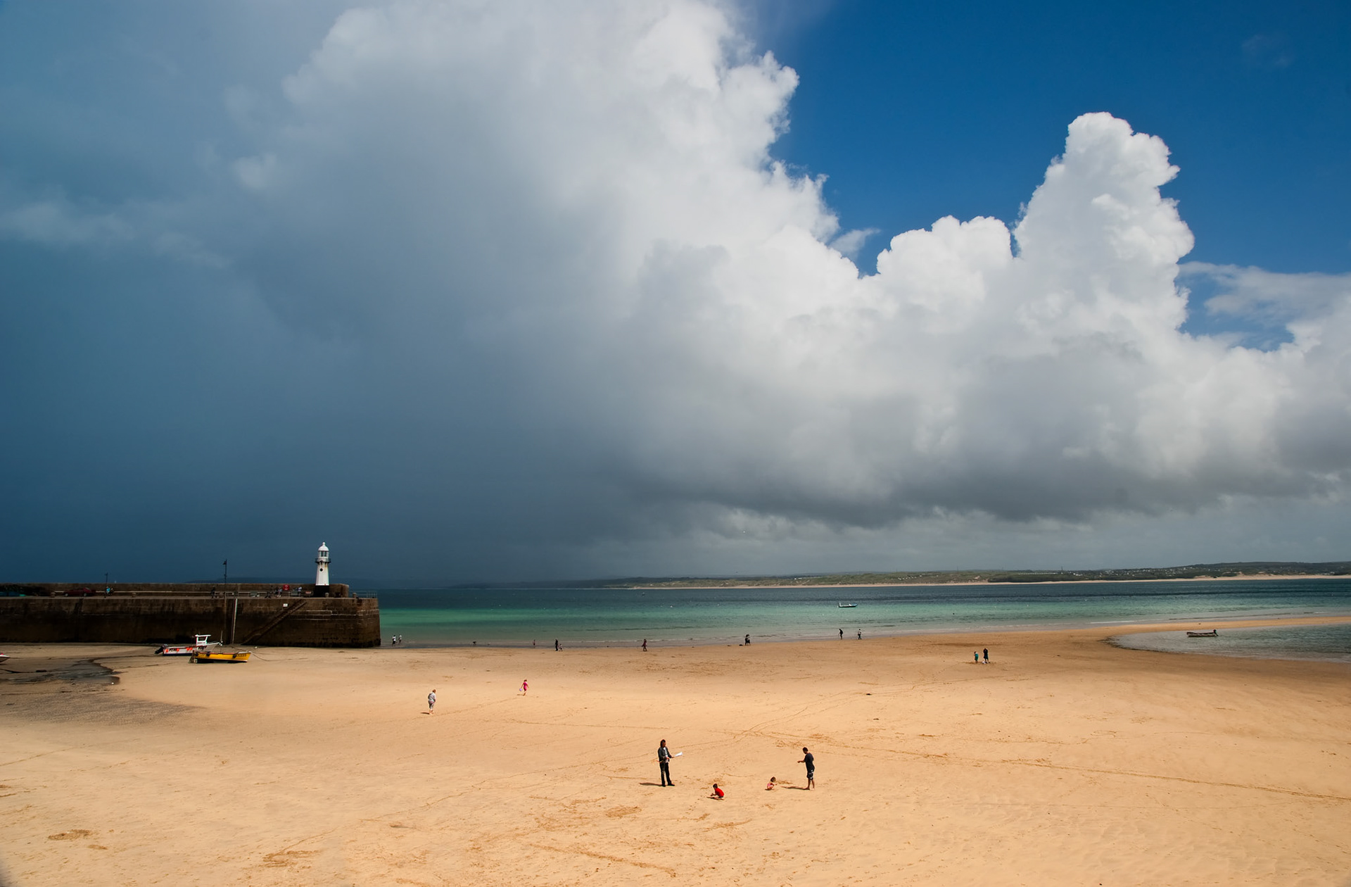 St Ives, low tide.
