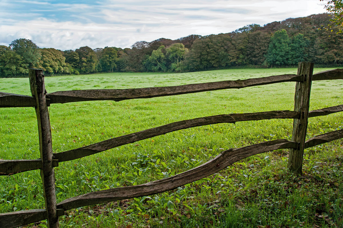 Classy fence at Godolphin House